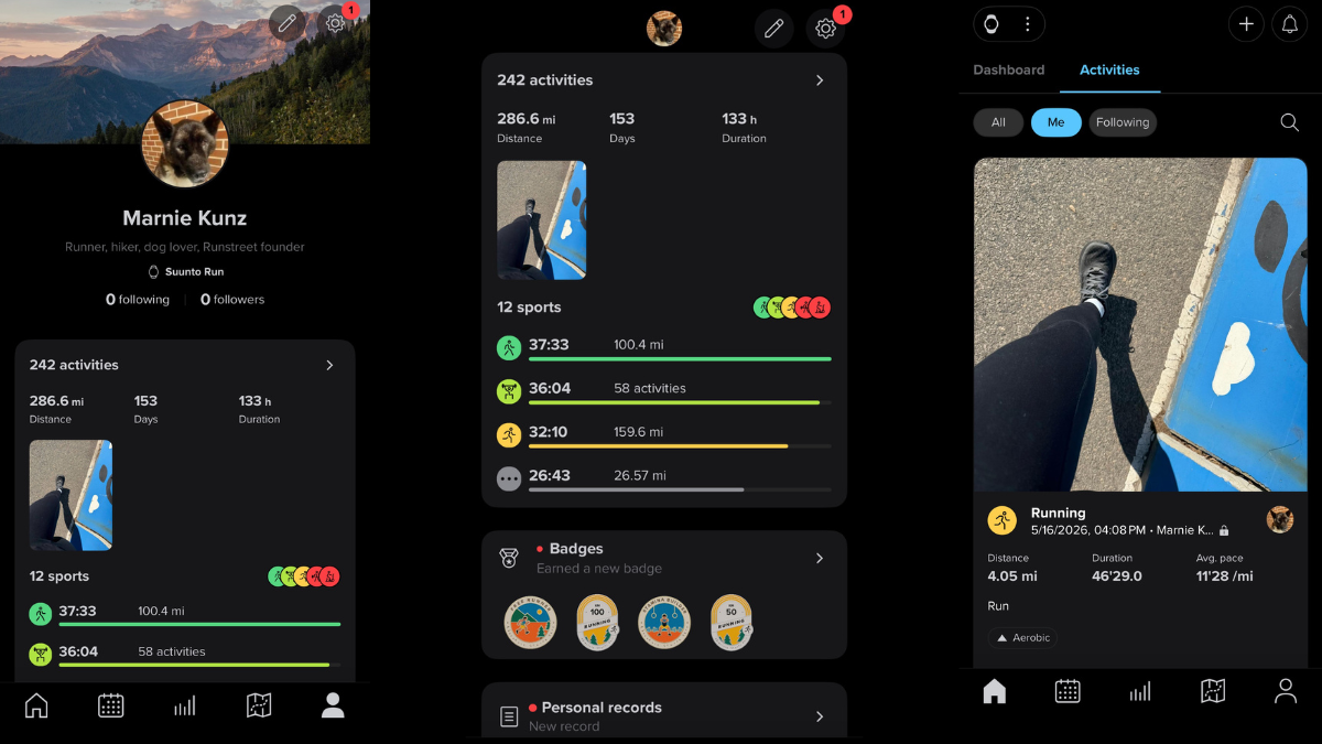 Suunto running app