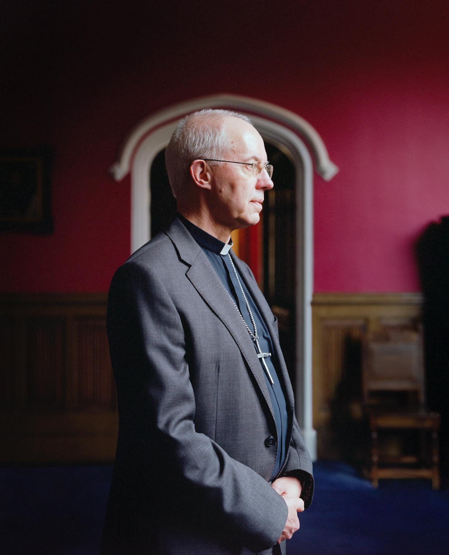 The Archbishop of Canterbury for Today&rsquo;s Saturday Telegraph magazine thanks go to Mr Greenacre for asking me to do it, to Simon Griggs for saving my bacon with his astonishing patience on the retouching, and finally to the Archbishop himself fo