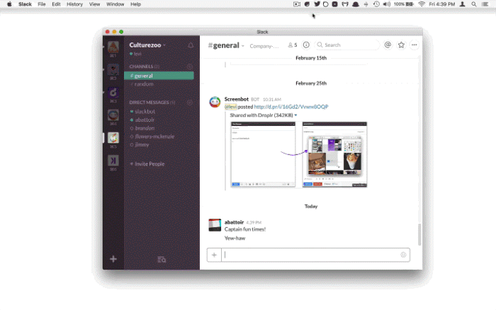 Droplr makes my inbox so cheery!