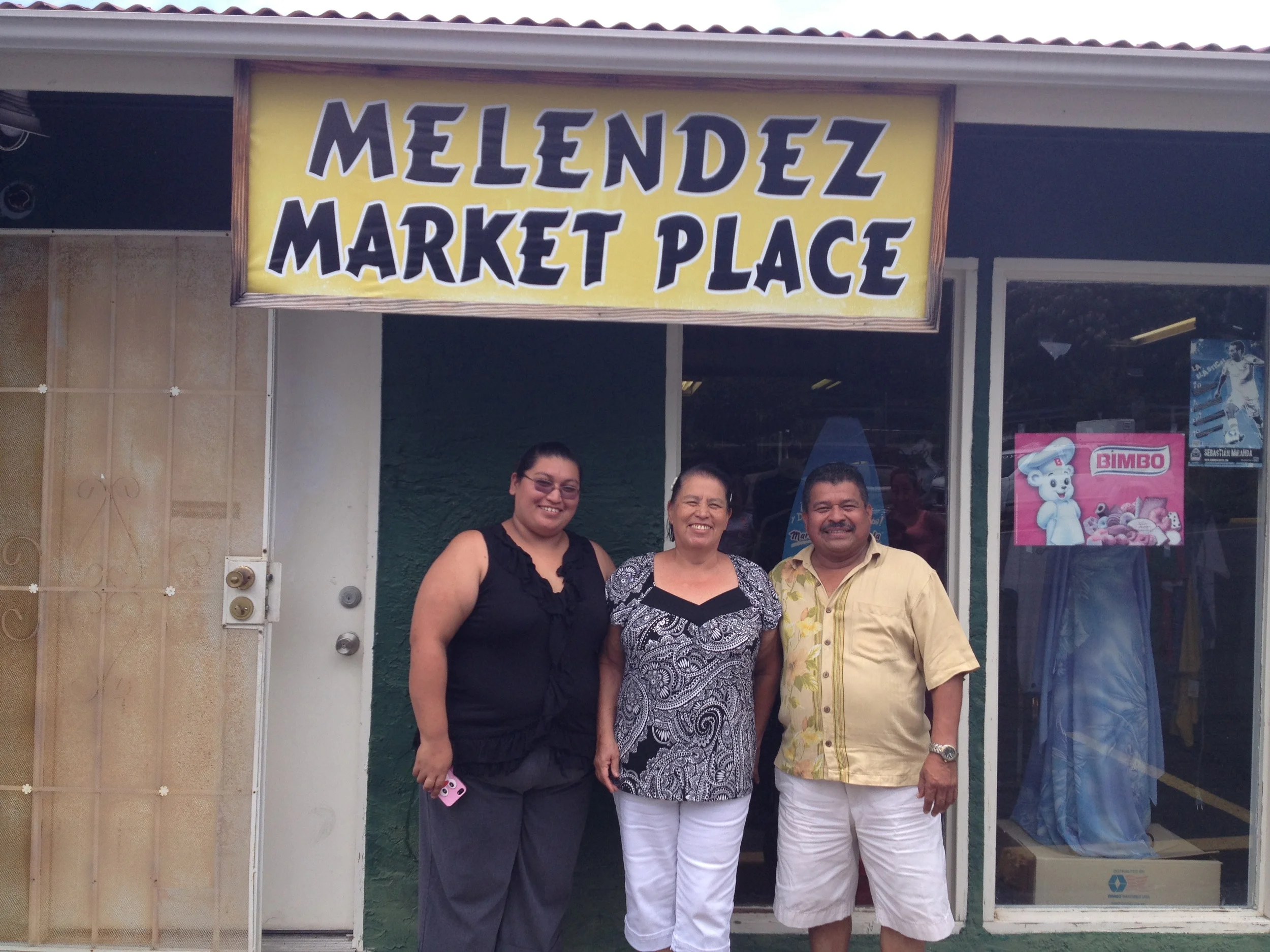 Melendez Family (Nicaraguan). Owners, Melendez Market Place. Big Island.