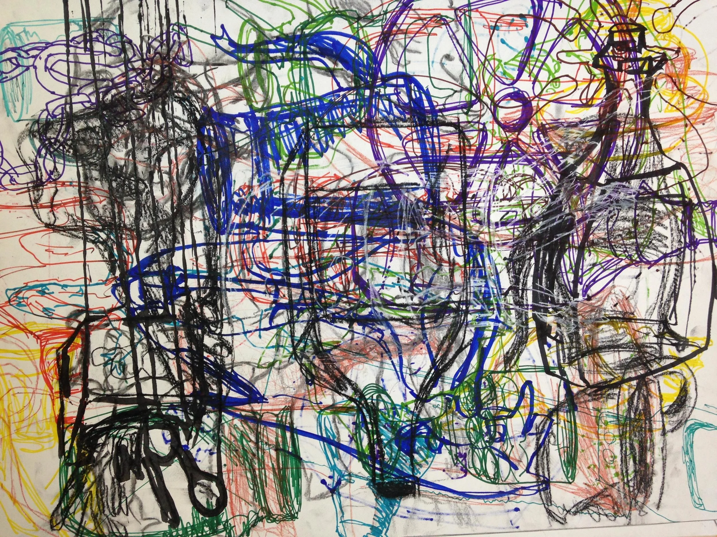 Mark Making Experimental Drawing