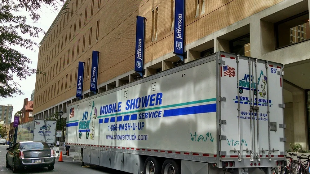 York County Man Brings Mobile Showers to Big Events