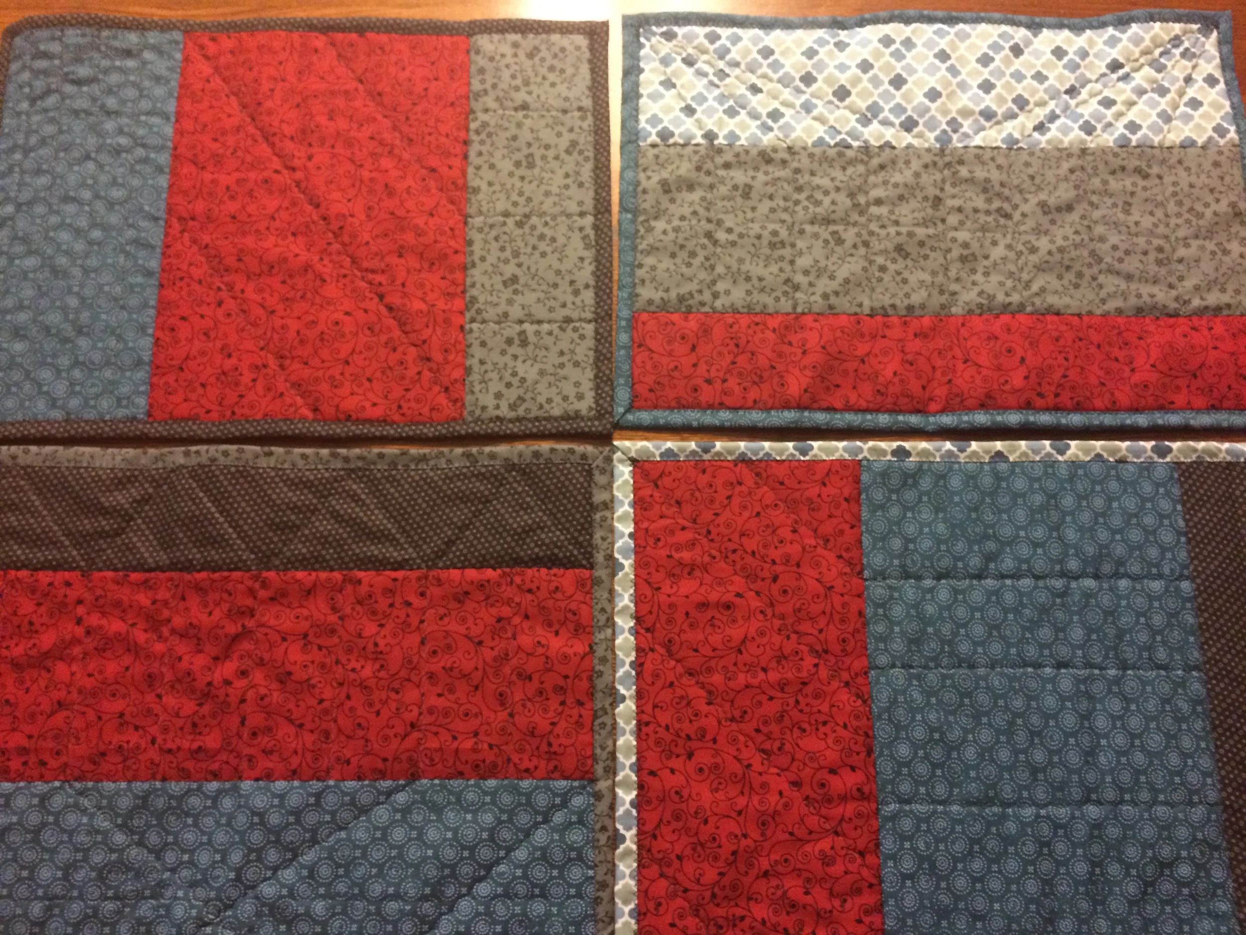 Asymmetrical Placemats