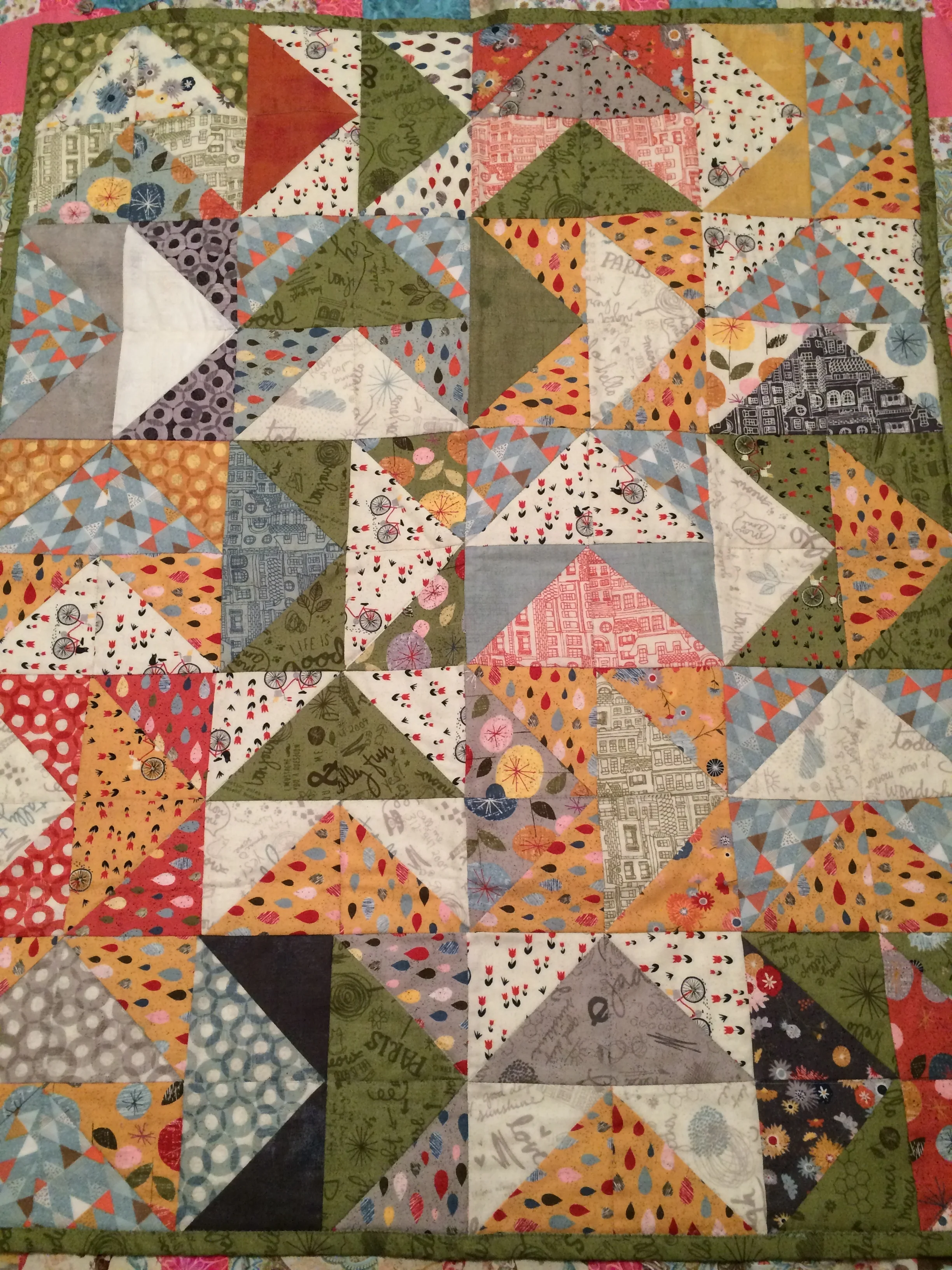 Flying Geese Baby Blanket