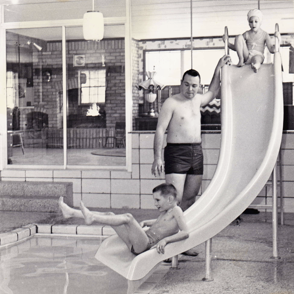 The Kitson Builder's indoor swimming pool! A home feature ahead of it's time.