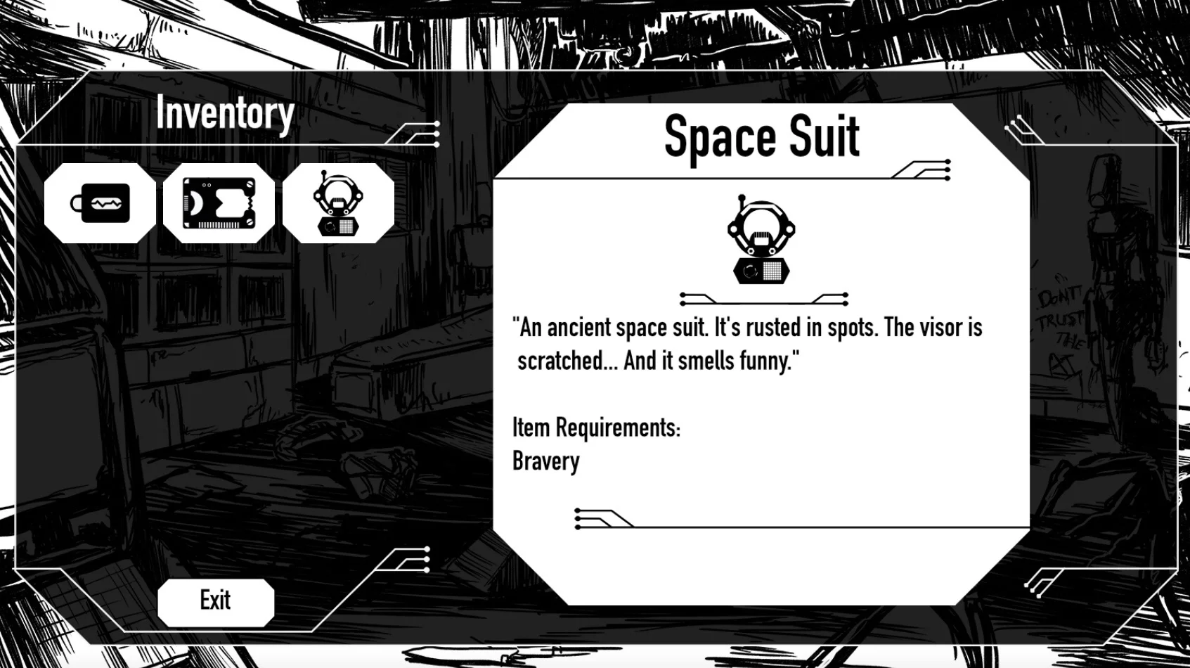New inventory system with a bit of humor!