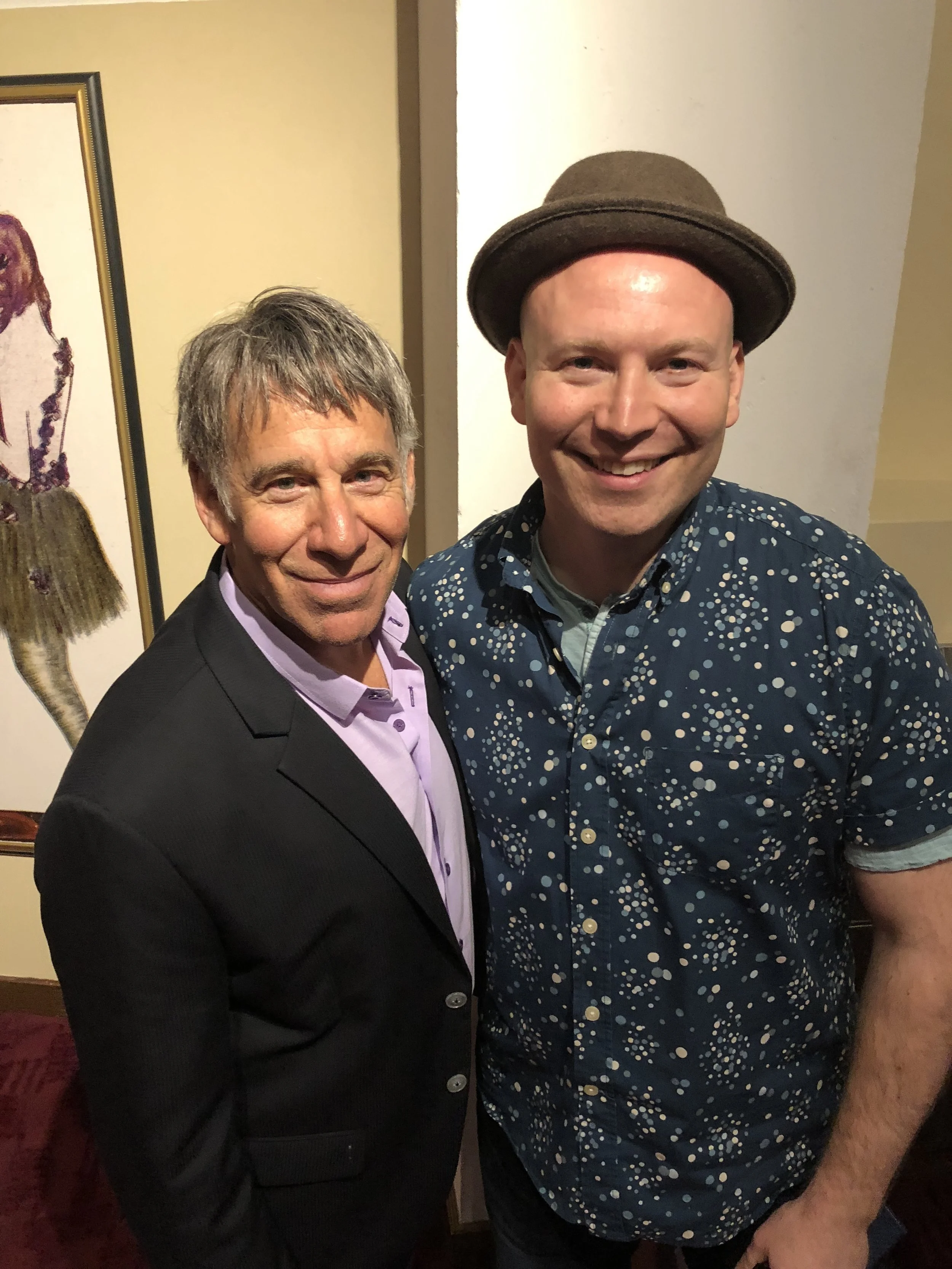 Matt with Composer Stephen Schwartz @ Smokey Joe's Cafe