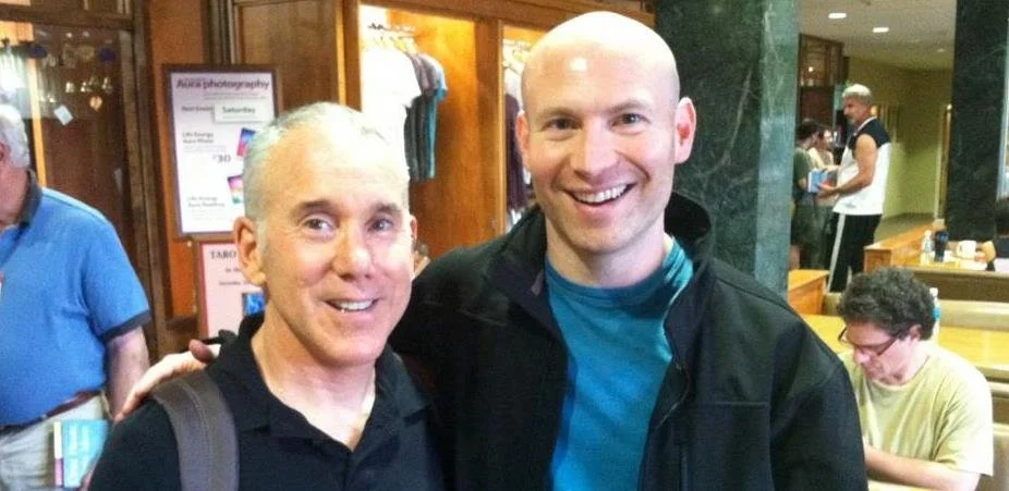 Matt with author Dan Millman
