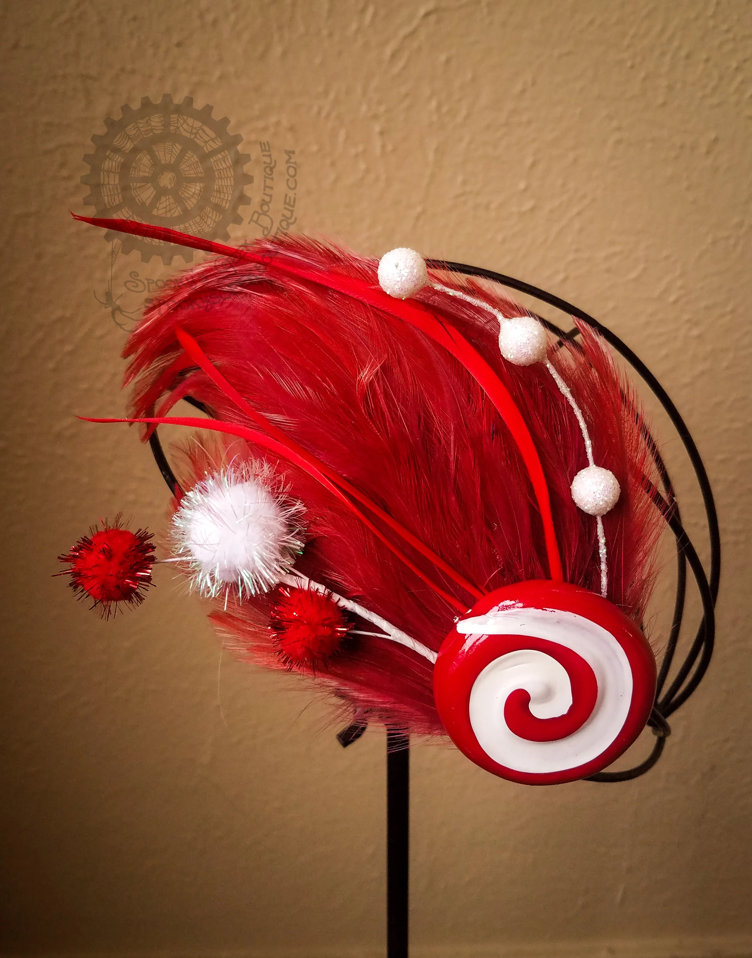 Holiday Candy Fascinator