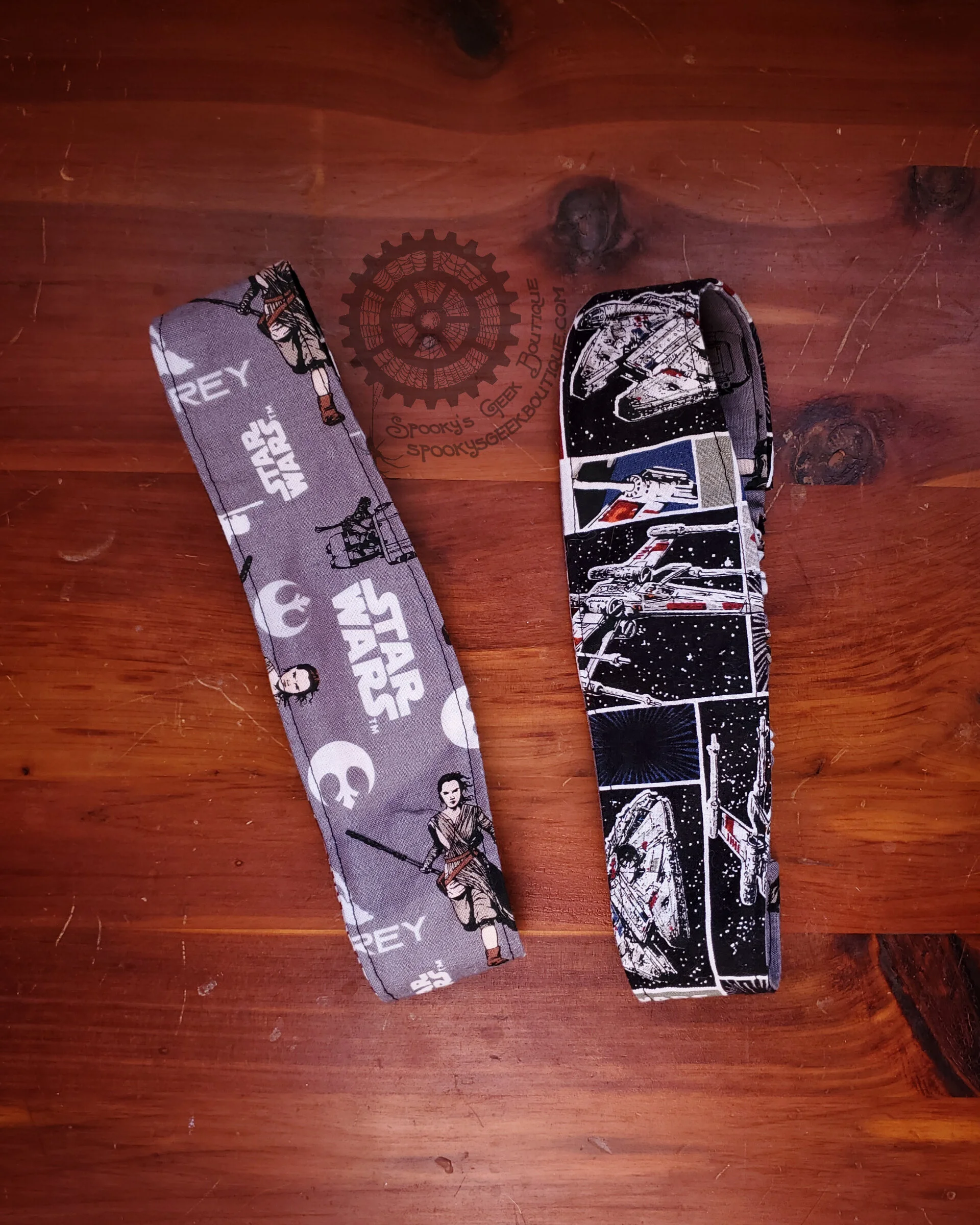 Space Wars Rey/Ships Reversible Headband