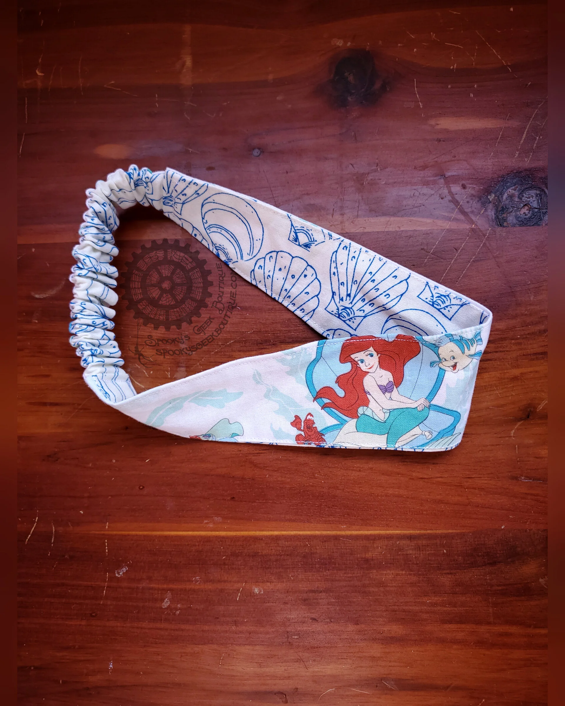 Ariel/Shells Reversible Headband
