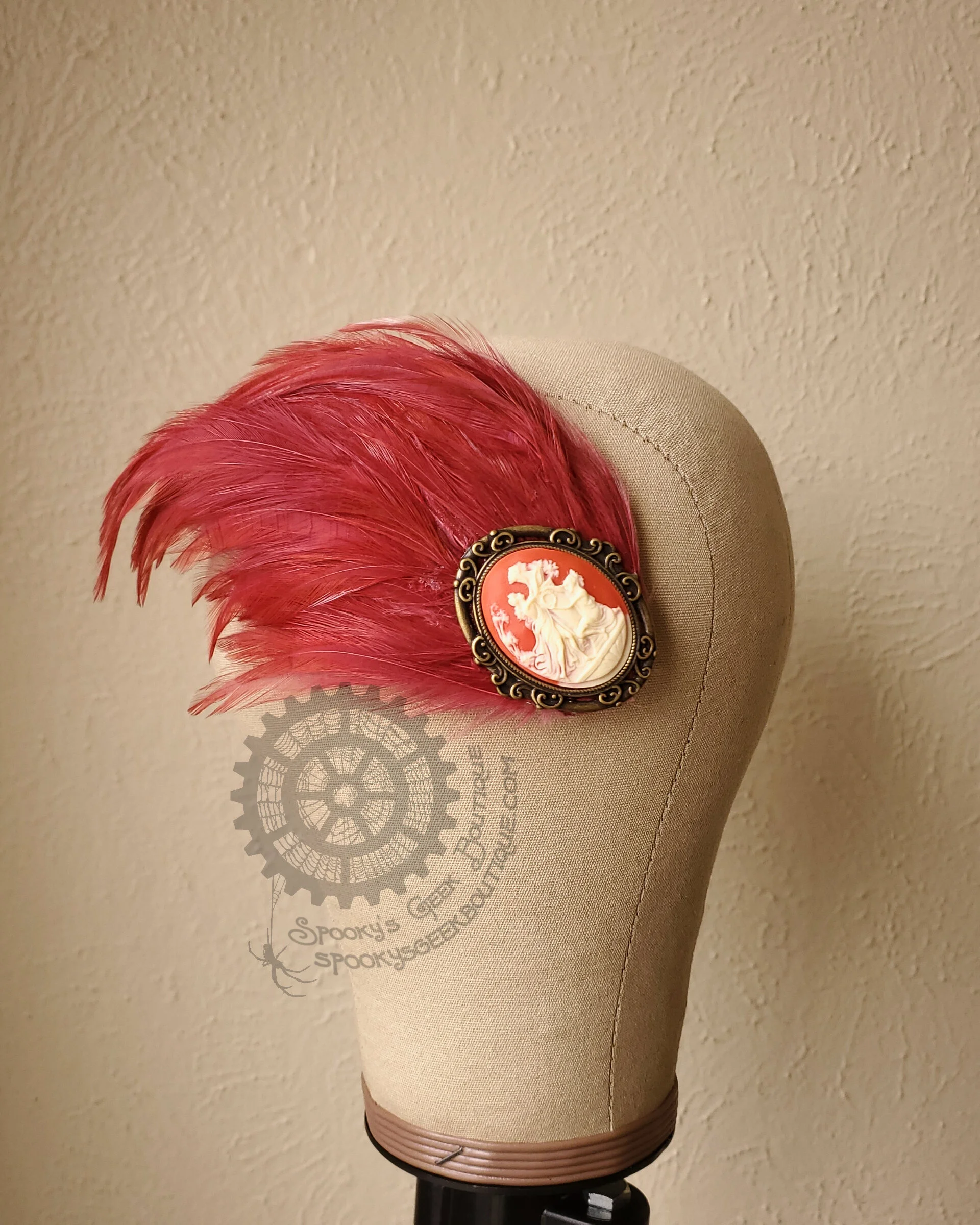 Greco-Roman Feathered Fascinator