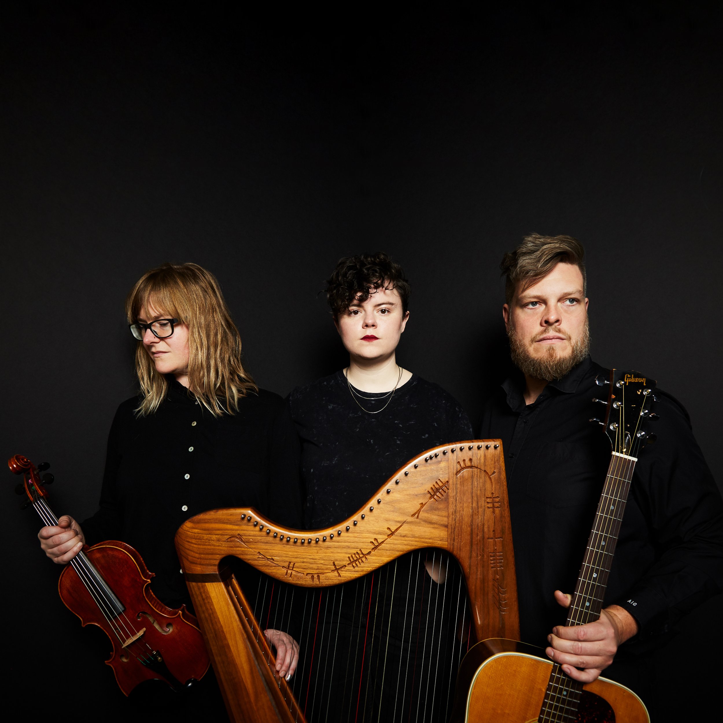 Aerialists trio instruments print - photo by Jen Squires