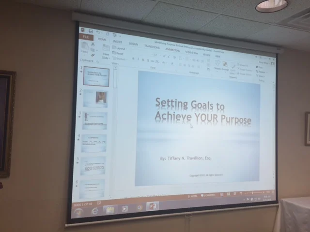 Setting Goals to Achieve YOUR Purpose - Workshp 