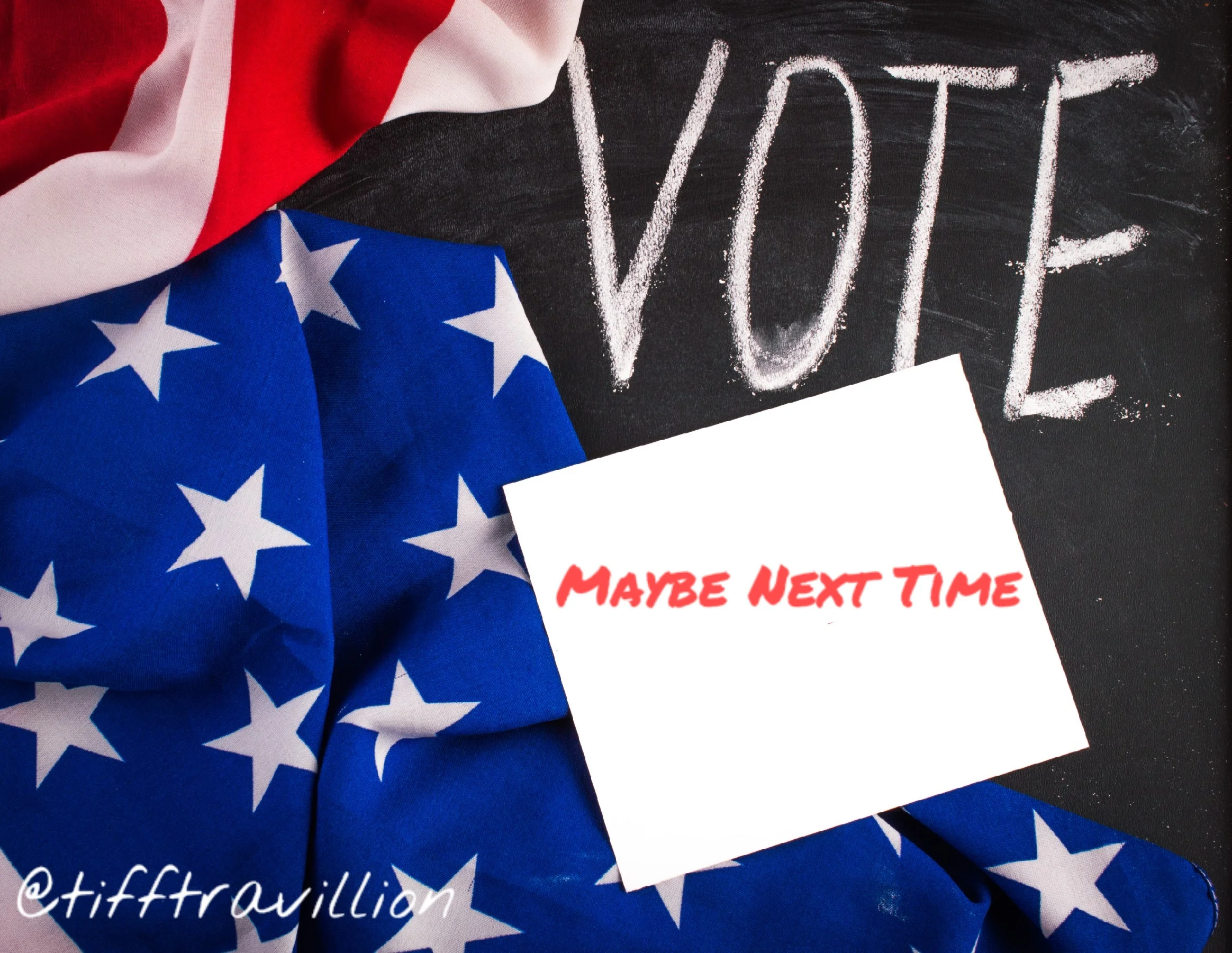 I didn't vote for a presidential candidate, and I'm still WOKE!