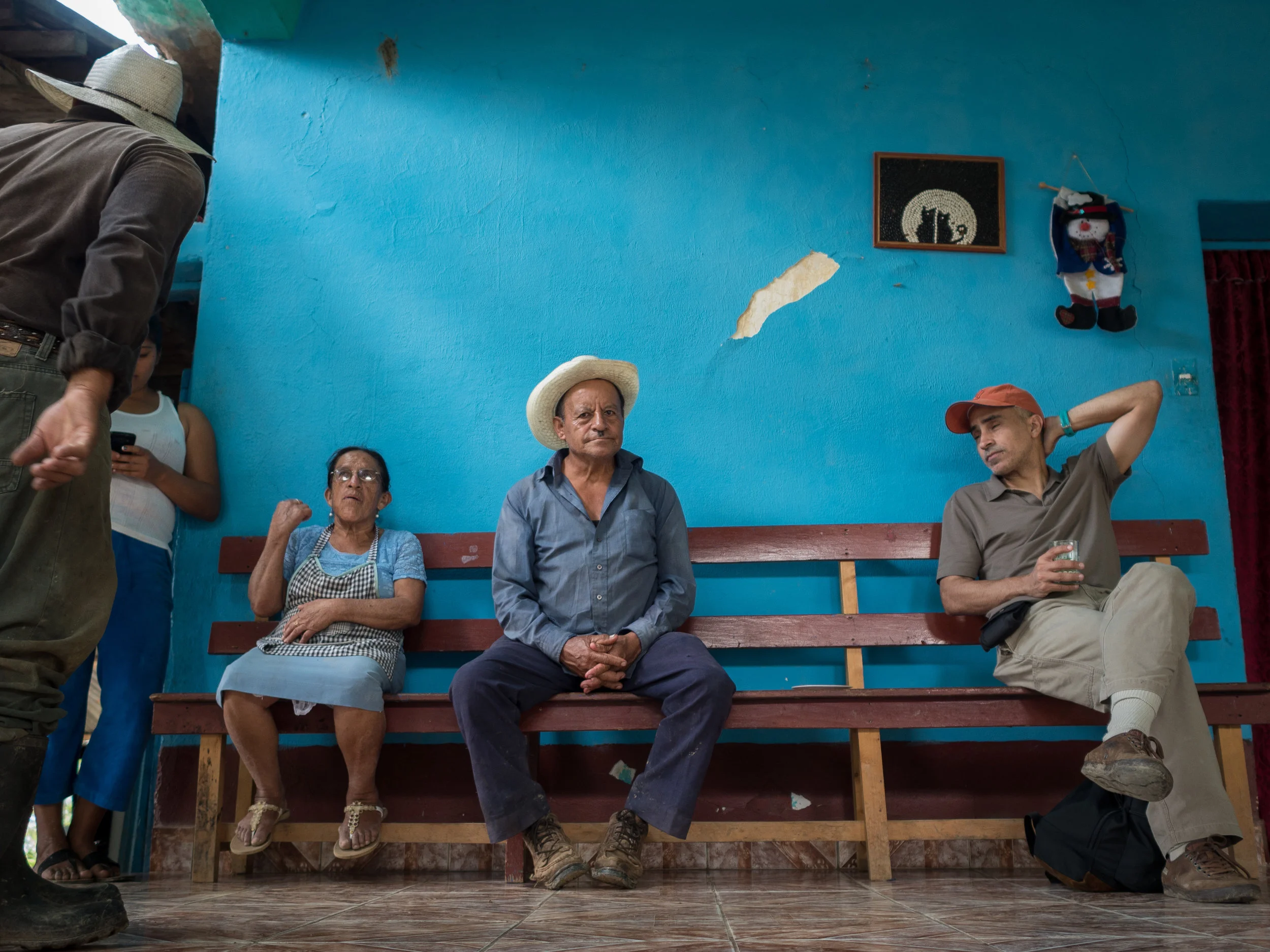 From left to right: Alicia Lopez Castillo, Jose Cupertino Lopez, Anton Flores
