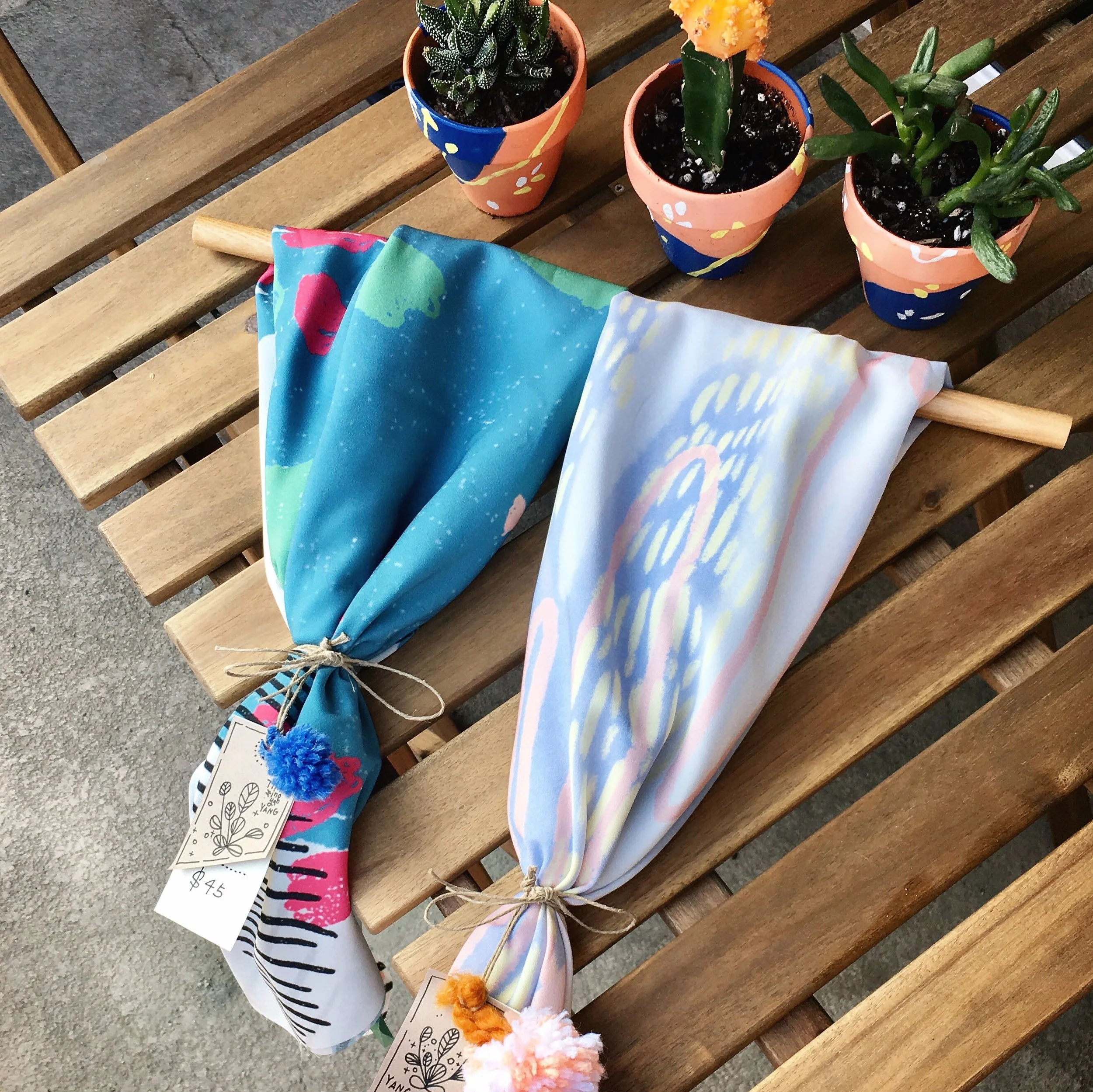 Silky : freckles + dewy scarves