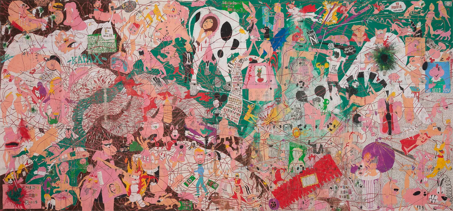 A Land Reform #8. 58 in x 124 inches. 2014