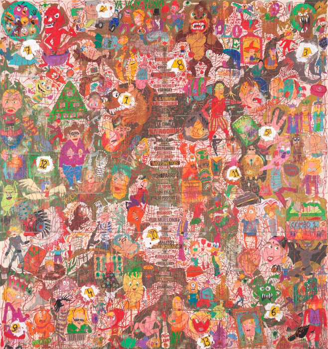 A Land Reform #10. 74.5 x 70 inches. 2016