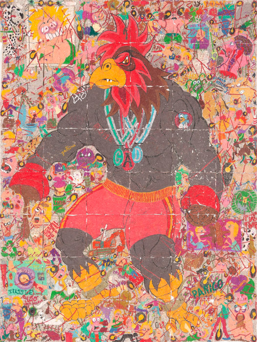 Tight Rope #11 (Gallina). 63 x 48 inches. 2016