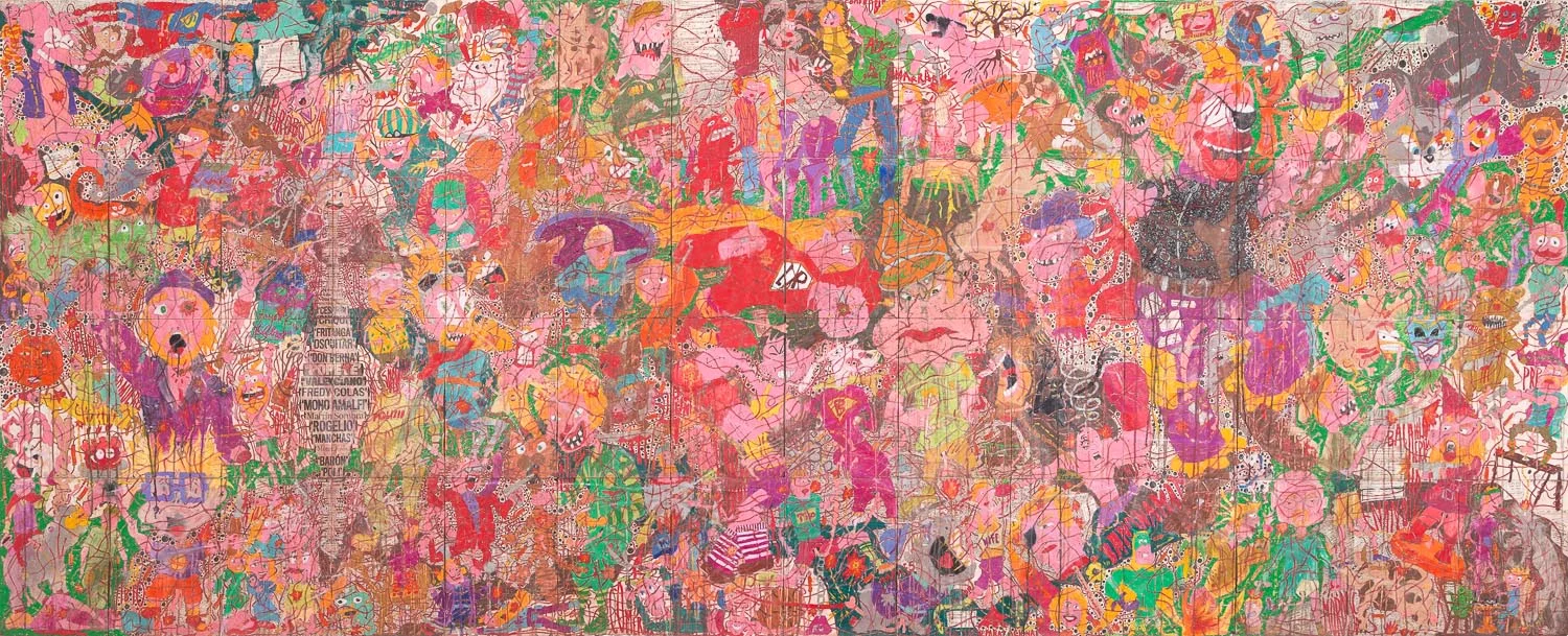 A Land Reform #17. 46.8 x 115.8 inches. 2019