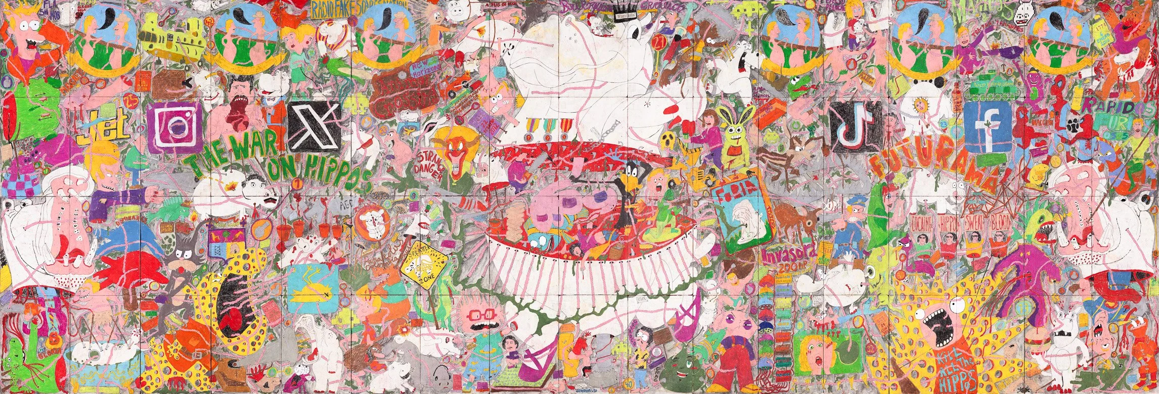  Fantasia I. 118,8 × 357 cm. 2024 