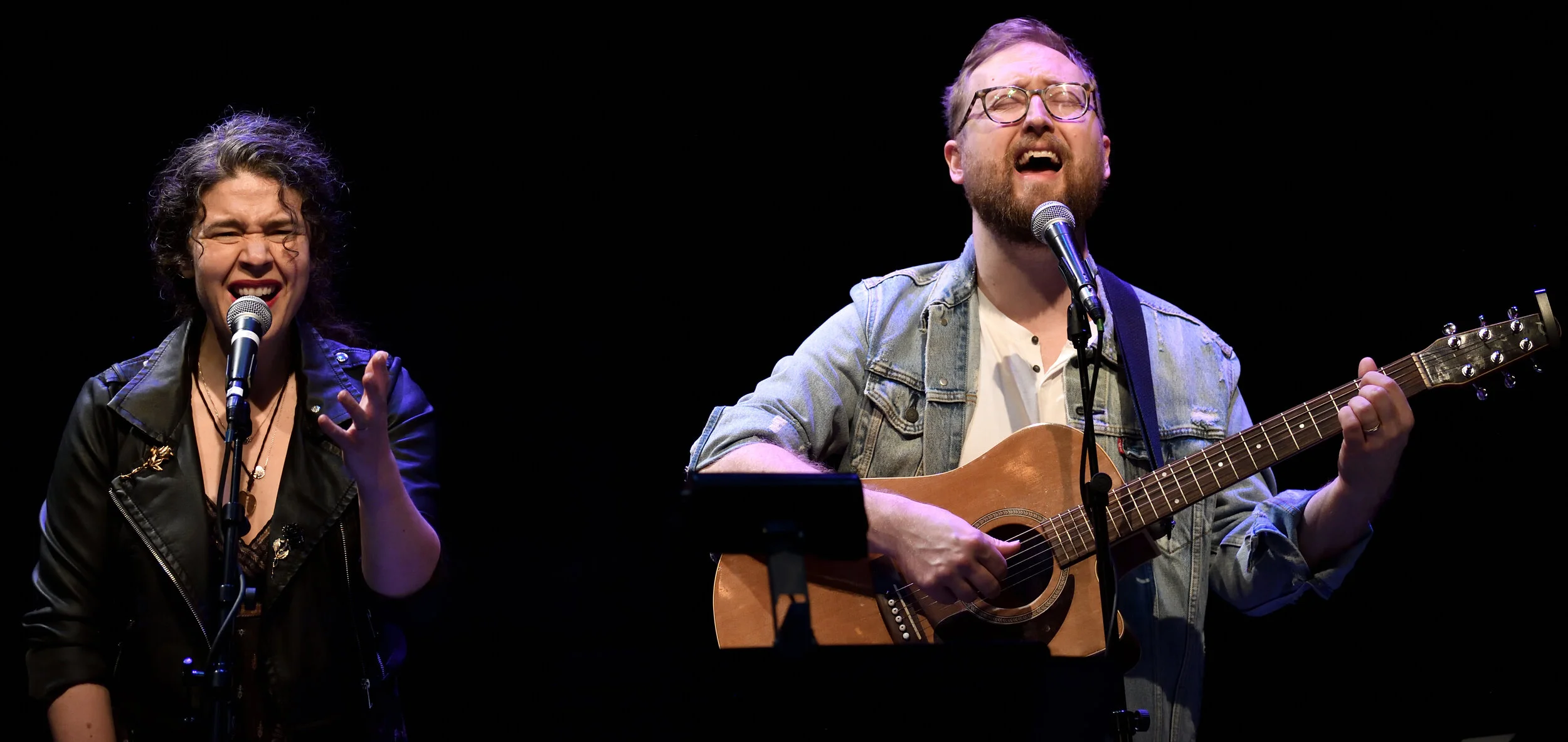 The Bengsons in WHERE THE MOUNTAIN MEETS THE SEA by Jeff Augustin, part of the 2020 Humana Festival of New American Plays; Photo by Jonathan Roberts.JPG