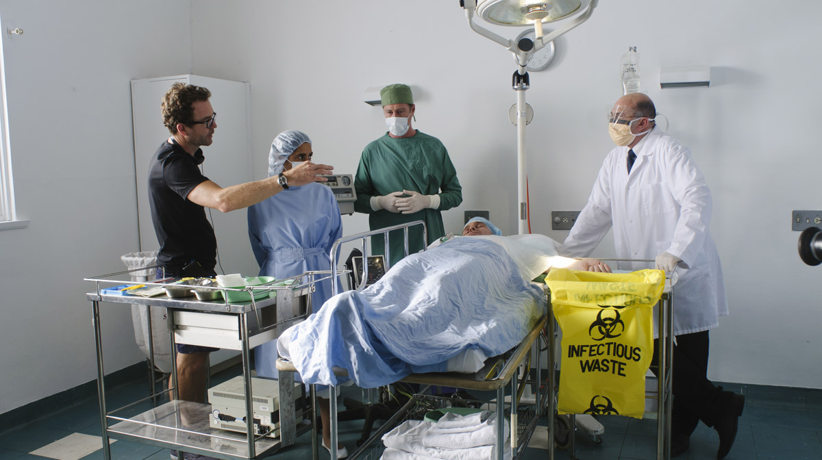 The Disappearance of Willie Bingham - Director Matt Richards at left.
