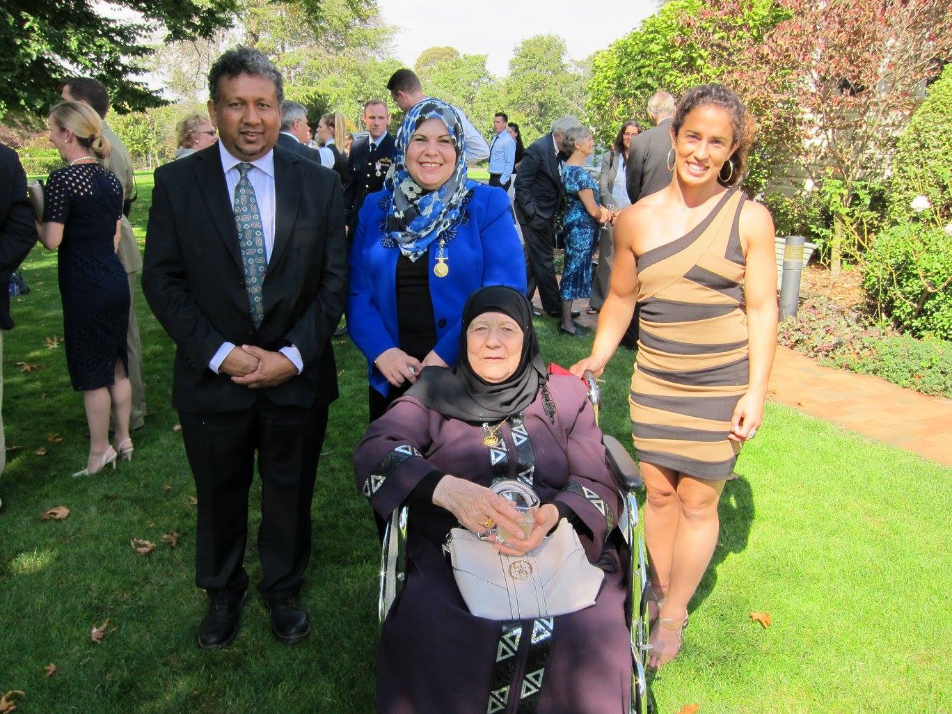 Bianca's mum, Diana Abdel-Rahman, is awarded the Order of Australia for her tireless community work.