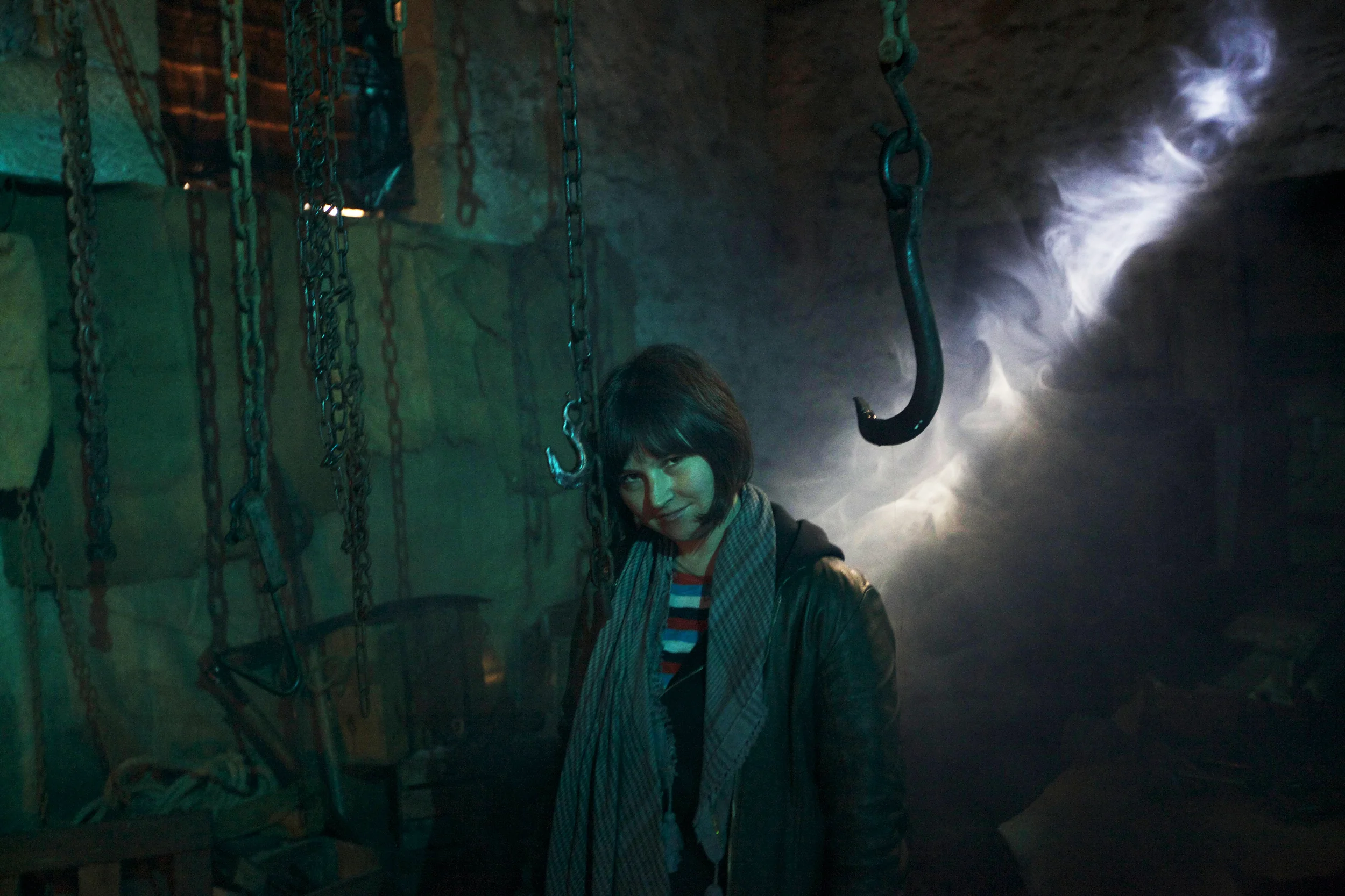 Director Heidi Lee Douglas on location for little Lamb.