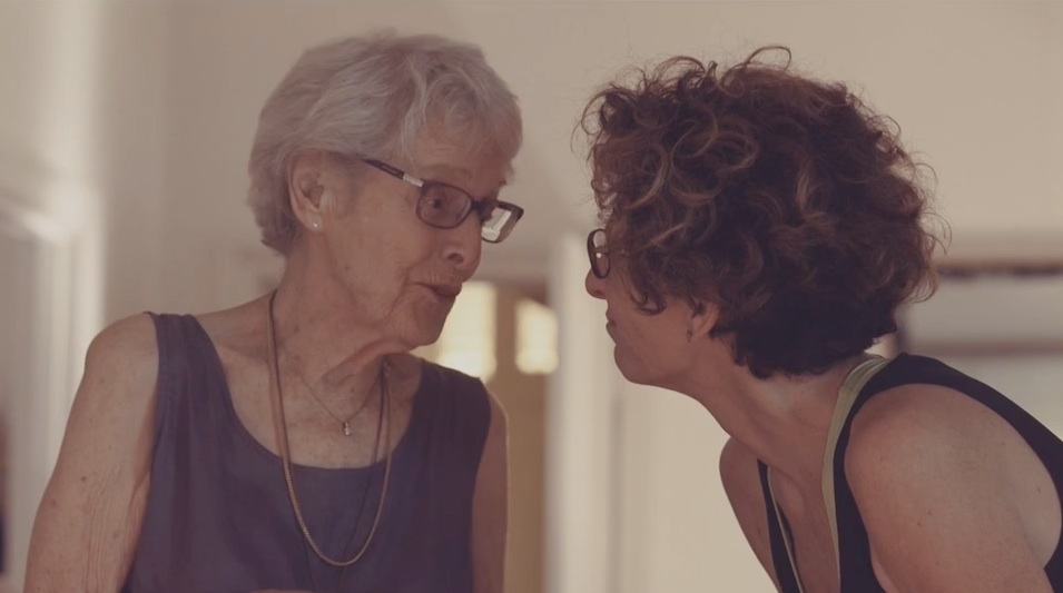 Nicola Bartlett and her mum.