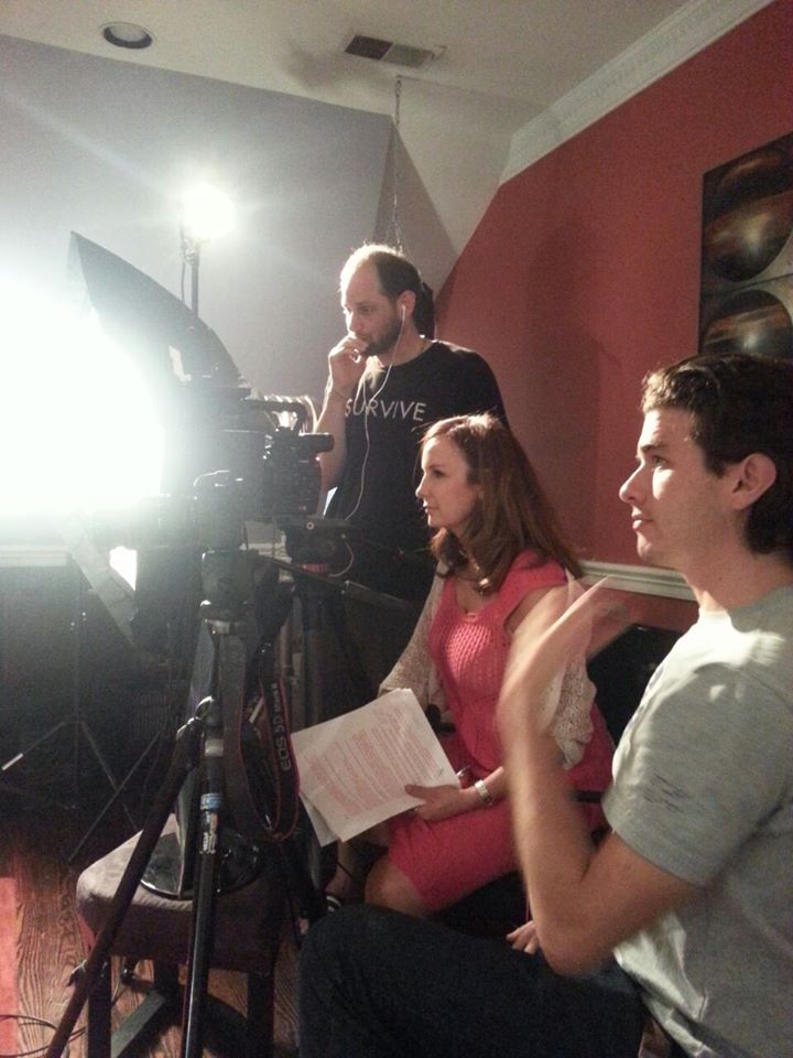 DOP Paolo Soto and Directors Andrea Kalin and Oliver Lukacs.