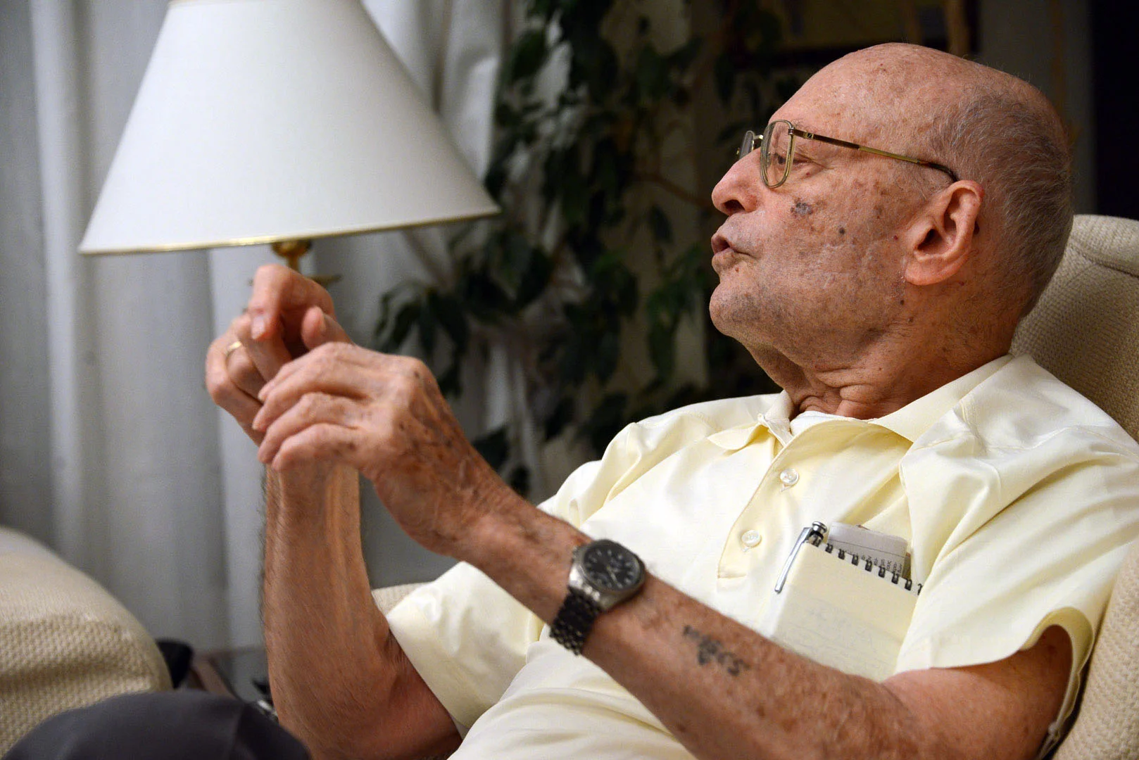 Following Shira's Journey - Heinz Kounio - Holocaust Survivor from Thessaloniki. Photo Emanuel T. Santos.