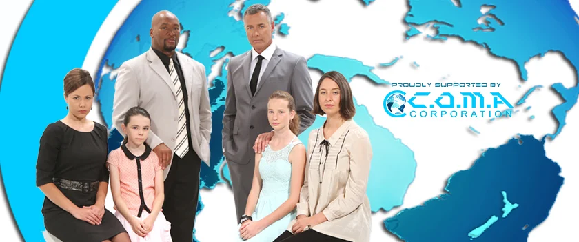 ARA Key Cast – From Left To Right: Alison Titulaer (Selena), Scarlett Jacques (Young Selena), Anthony Ray-Parker (Victor), Tony Scahill (Jason), Maria Hewitt (Samara/Sam), Alex Ellis (Maria) Photo Credit: Prescott An
