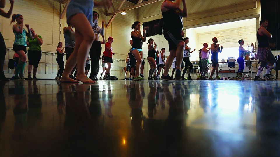 Be Fabulous, First Stop: Sexitude dancers.