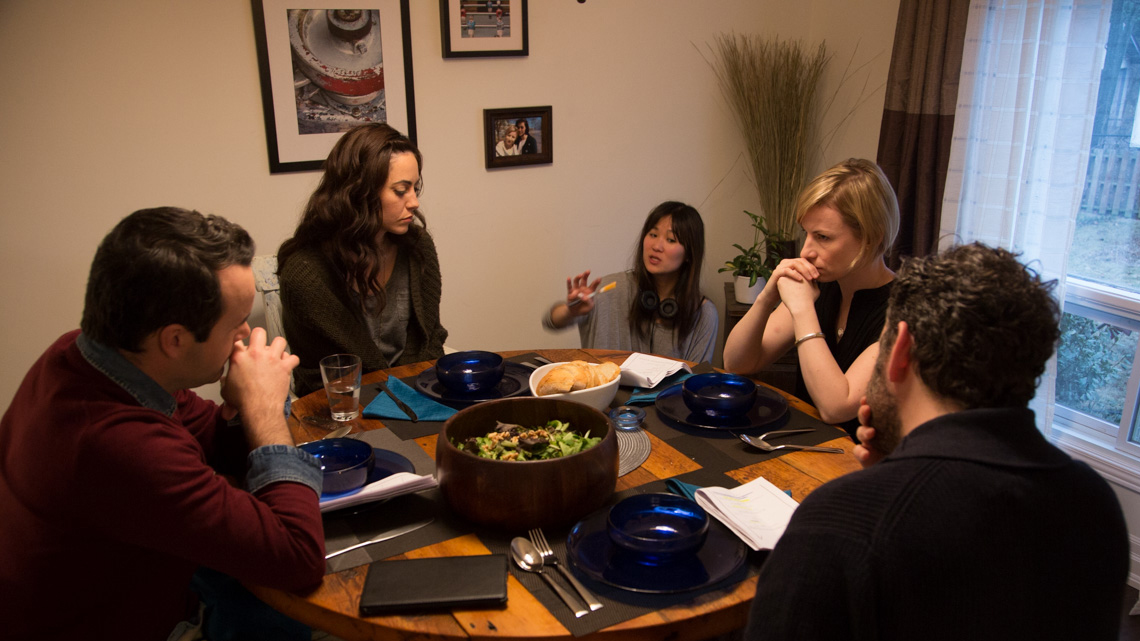 Benjamin - Director Sherren Lee with cast, Jean-Michel Le Gal, Kimberly Laferriere, Joanne Boland and Jimi Shlag.