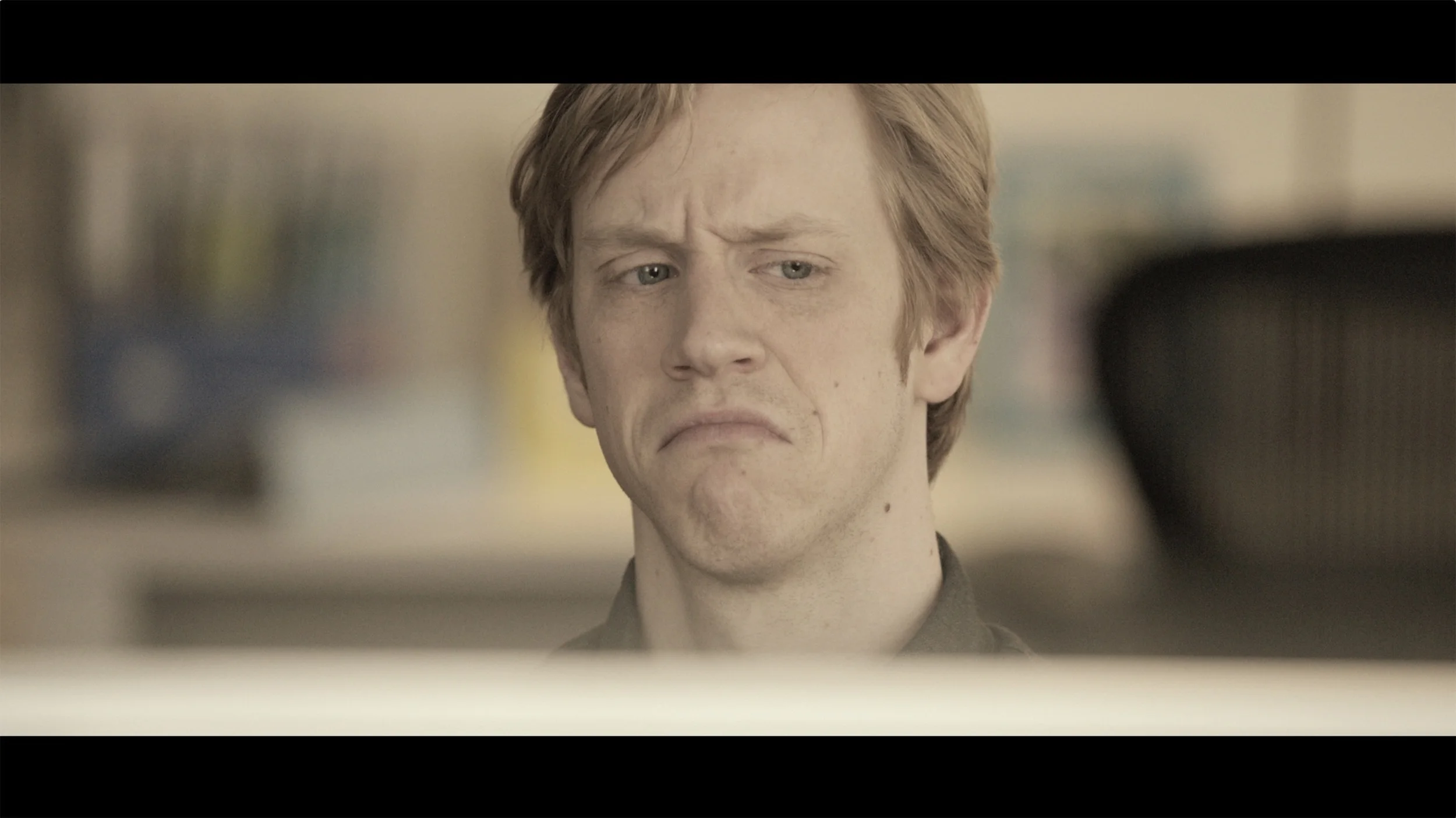 Opt Out - Actor Randy Scholz ponders his next move.