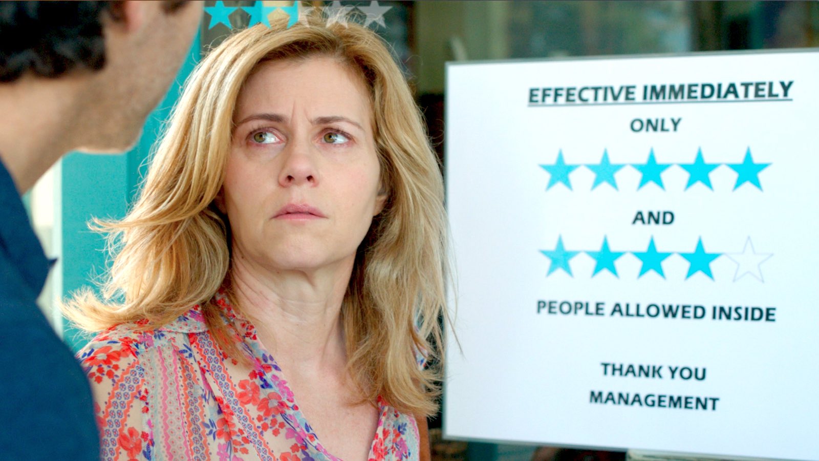 RATED: Maggie, Actor Christie Lynn Smith, discovers there's a new policy at her favorite restaurant.