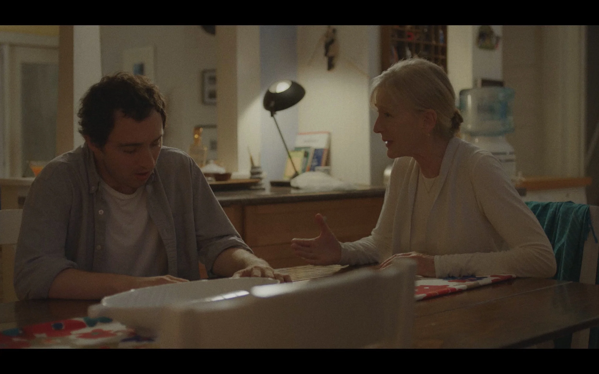 In an attempt to get Corey to understand the severity of his situation, Evelyn has Corey pretend to call his father.