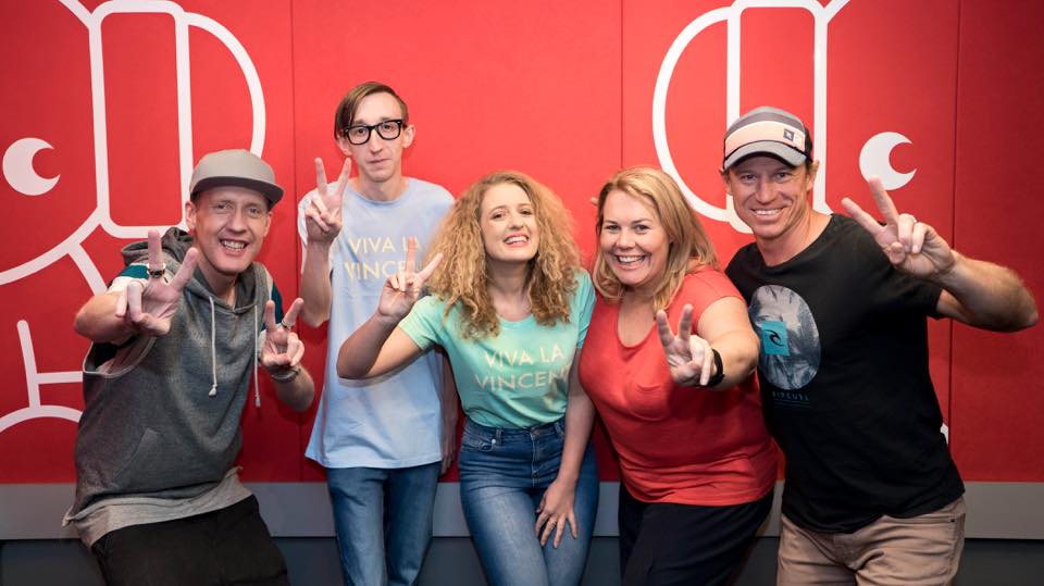Ash and Tom with the Nova 937 team