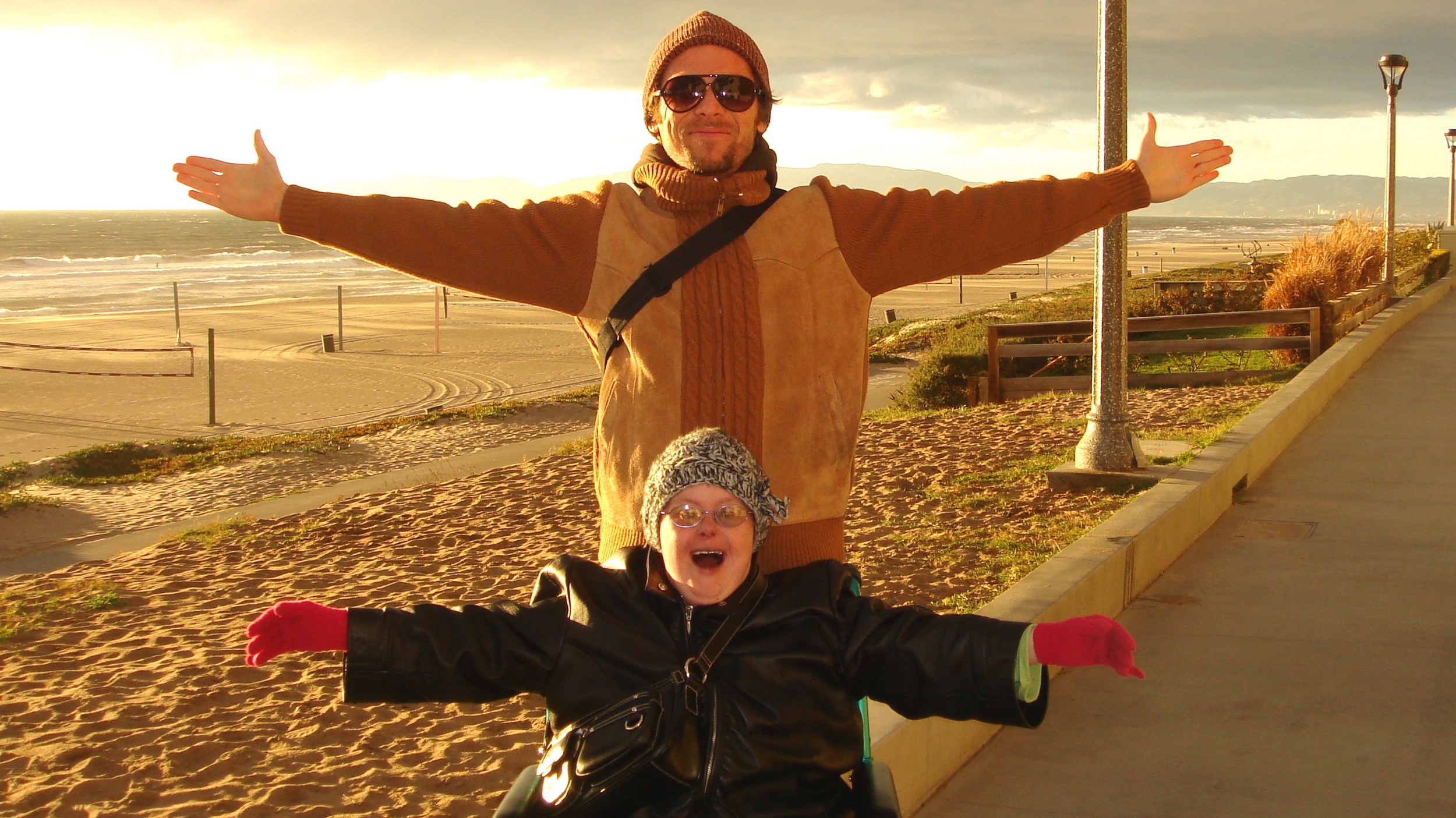 Brian and Kelly Donovan in Los Angeles, CA in 2005 during one of Kelly’s annual 2 month visits with her big brother Brian. Her dream was to perform live in Hollywood, Brian’s was to make it happen. ©2016 Mighty Me Productions, Inc. All Rights Reserved