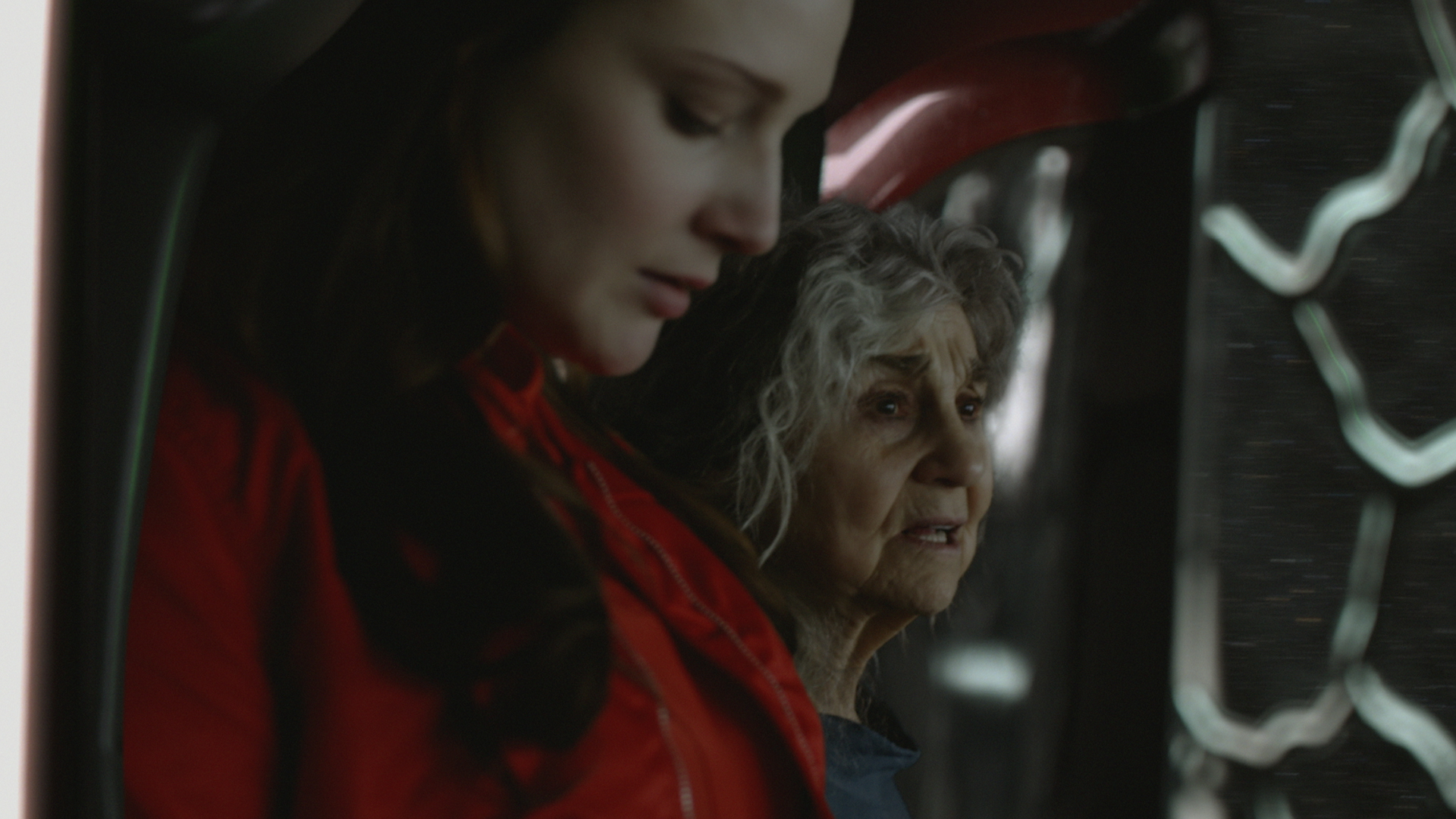Beautiful Dreamer - Mom (Jo Armeniox) and an older Amy (Lynn Cohen) united at last in travel, March 2, 2129.
