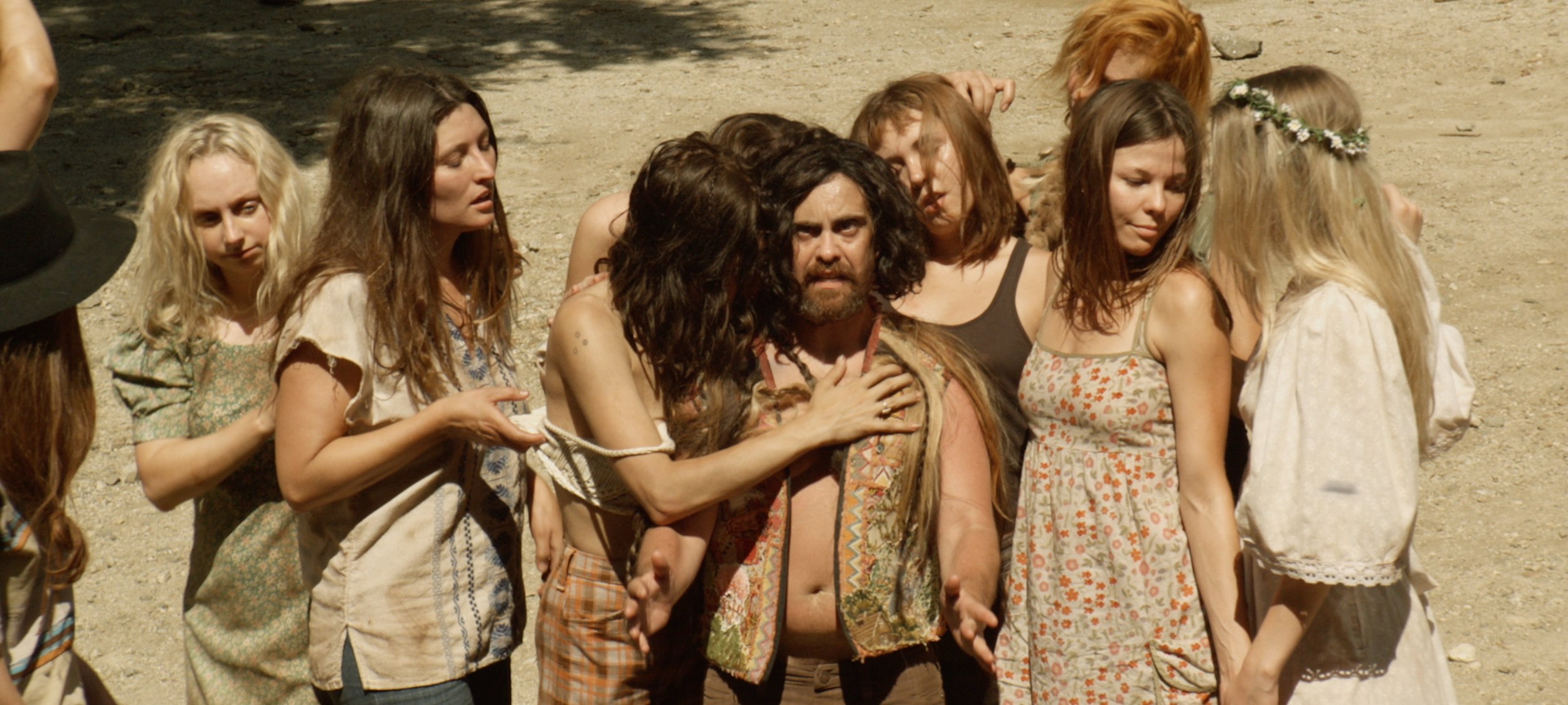 Charlie (Whit Hertford) and the Girls.