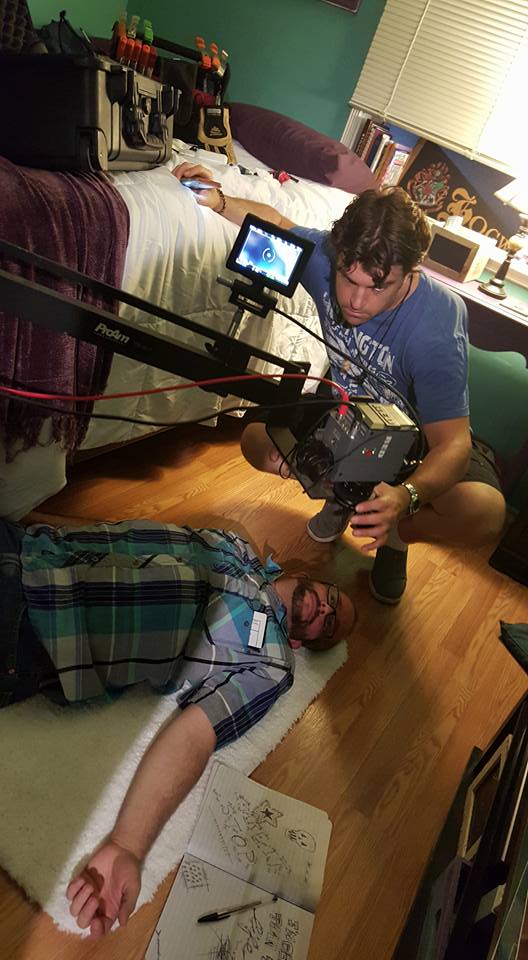 The Breakout: A Rock Opera's producer Dave Hoffman standing in for our female lead.