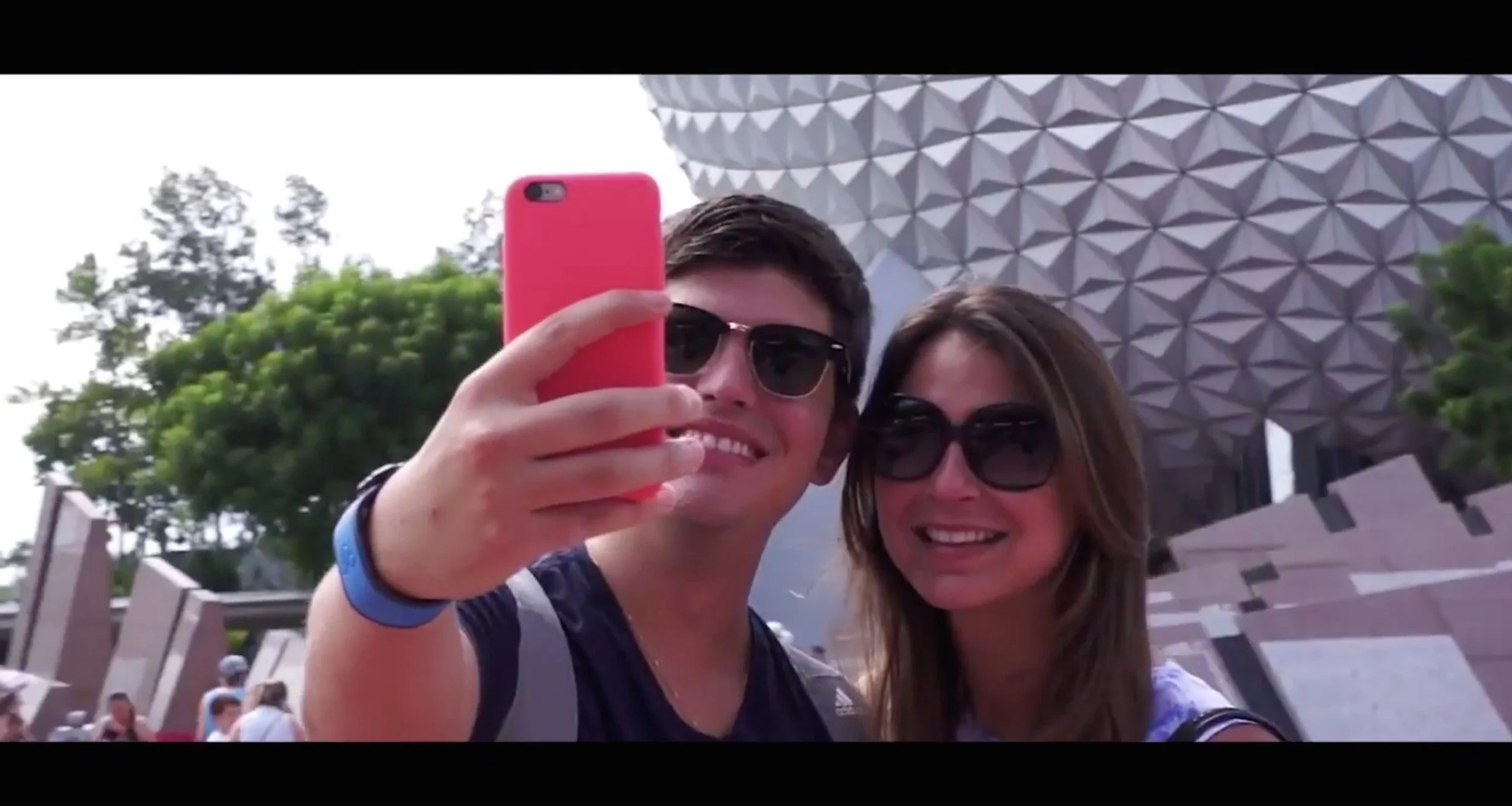 The Perfect Selfie - Happy couple taking a fun selfie at Epcot.