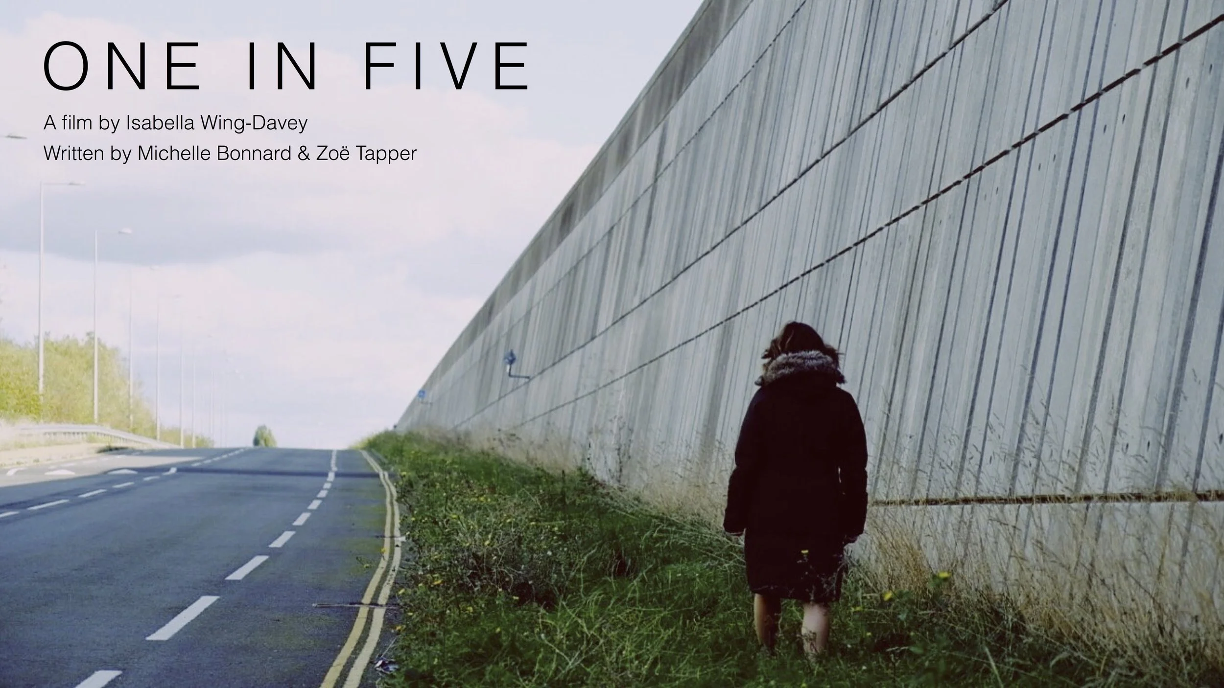 Zoë Tapper in "One in Five" test shoot. Photo credit: Jon Holloway