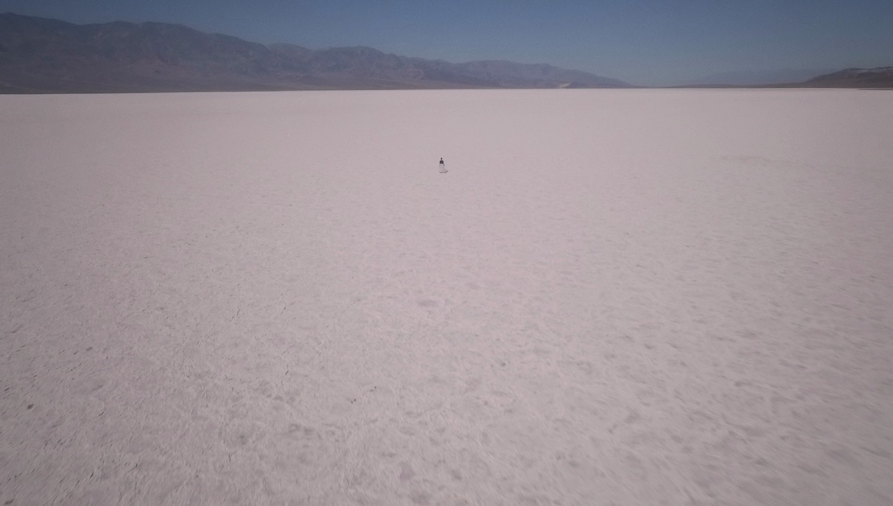 Dancer in Death Valley.