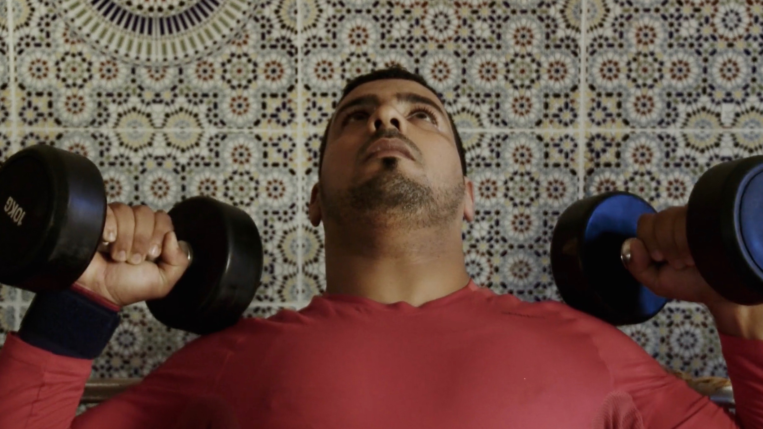 Azzedine training for the Rio Paralympics