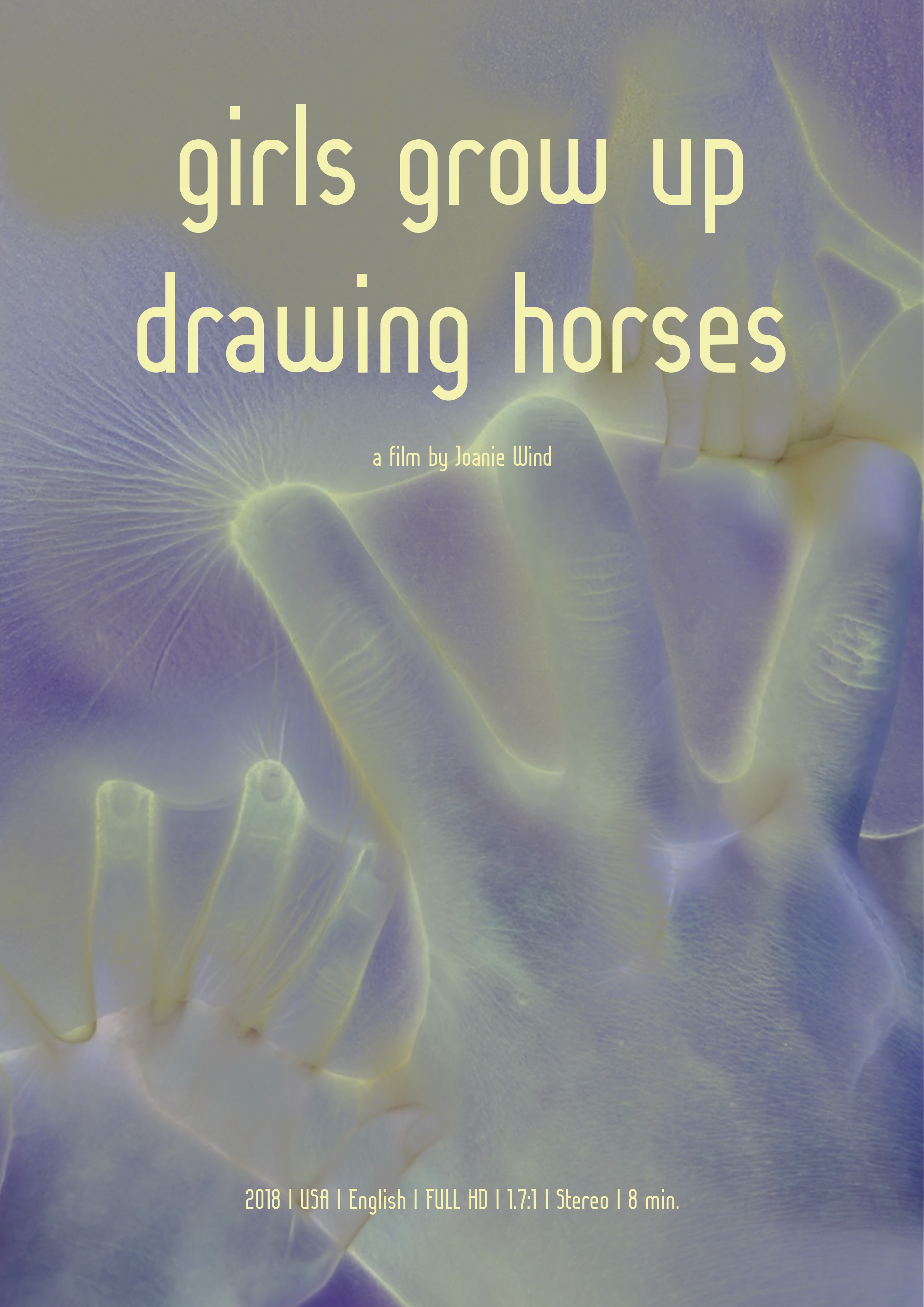 Girls Grow Up Drawing Horses poster