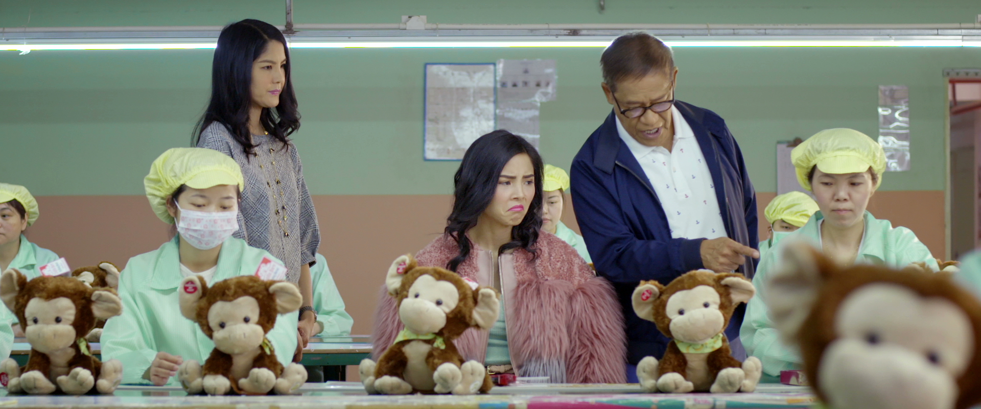 Lynn Chen, Anna Akana, and Richard Ng in Go Back to China still